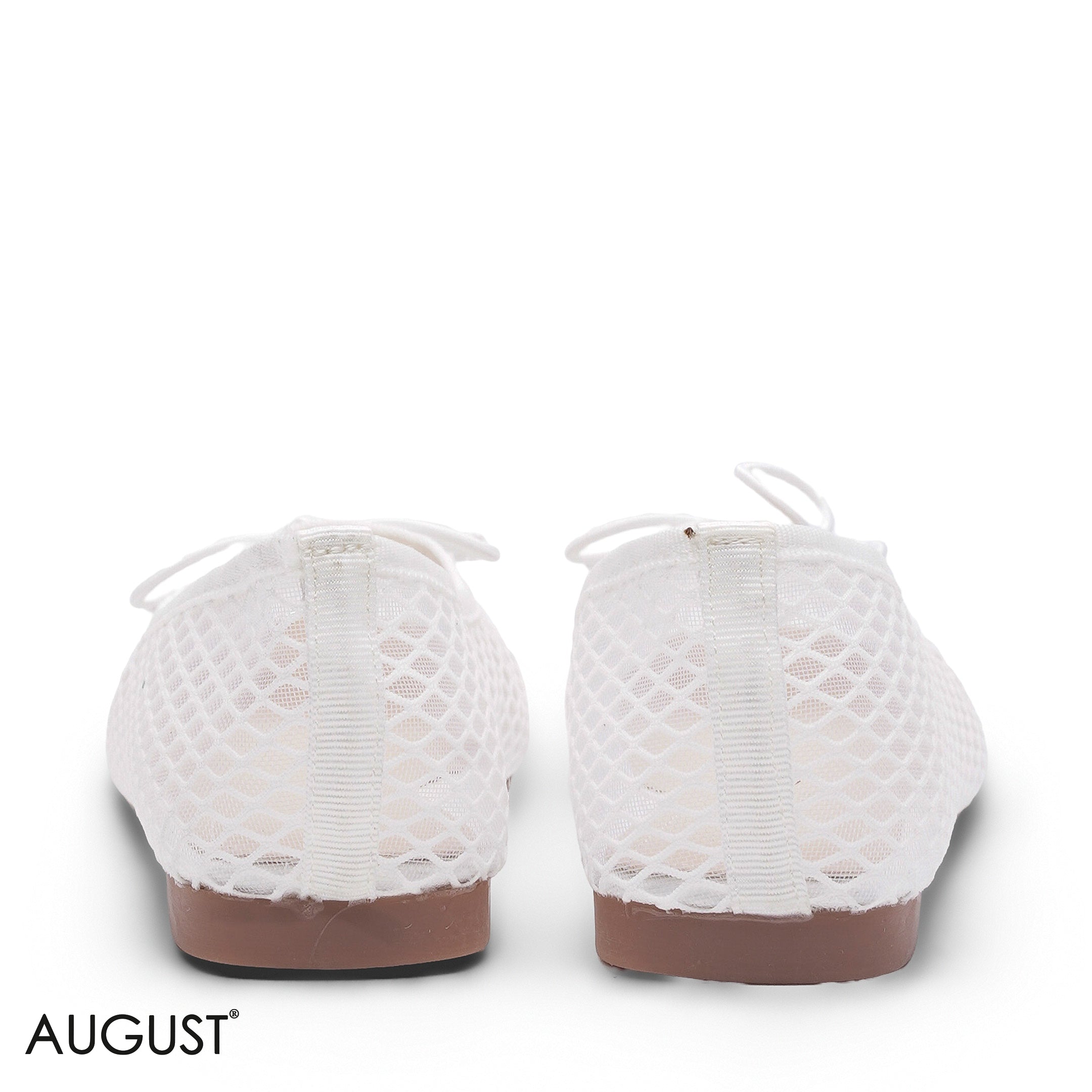 ELEGANT SOPHISTICATED WHITE MESH KNIT LIGHTWEIGHT CLASSIC LOAFER