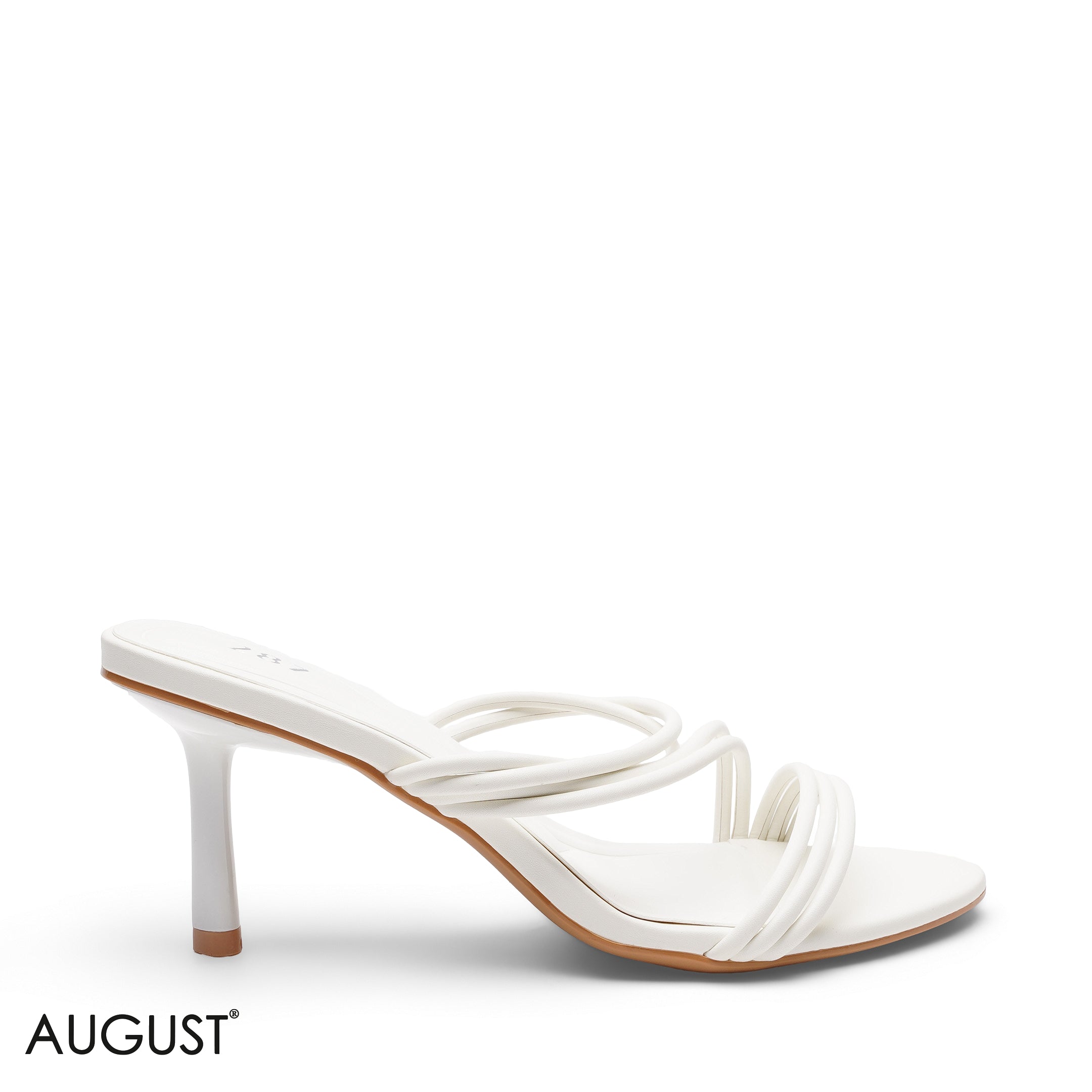 MULTI STRAP HEELED MULE SABO SANDALS