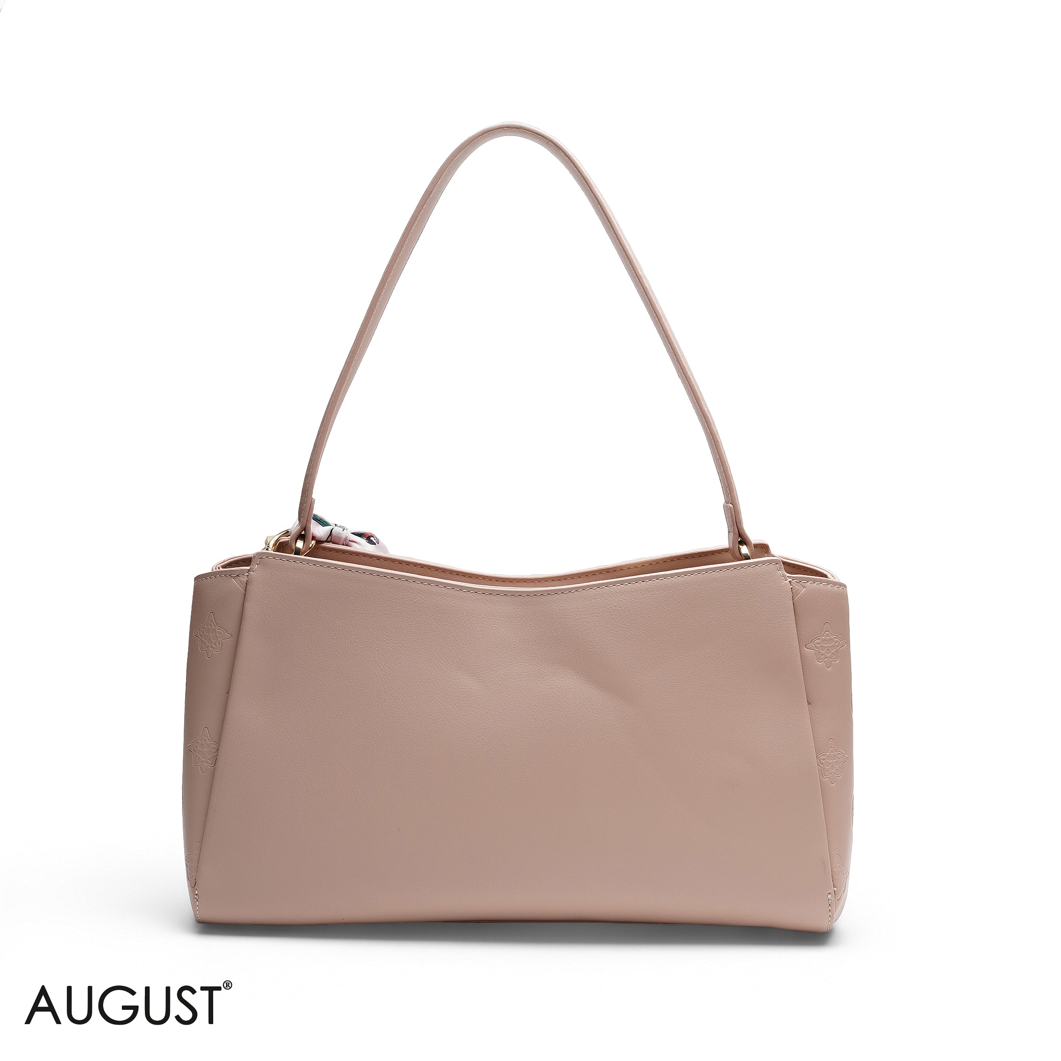 SHOULDER BAG WITH SCARF AND COIN PURSE