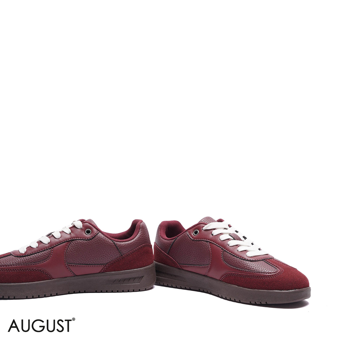 MONOCHROME PANELS LOW-TOP SNEAKERS