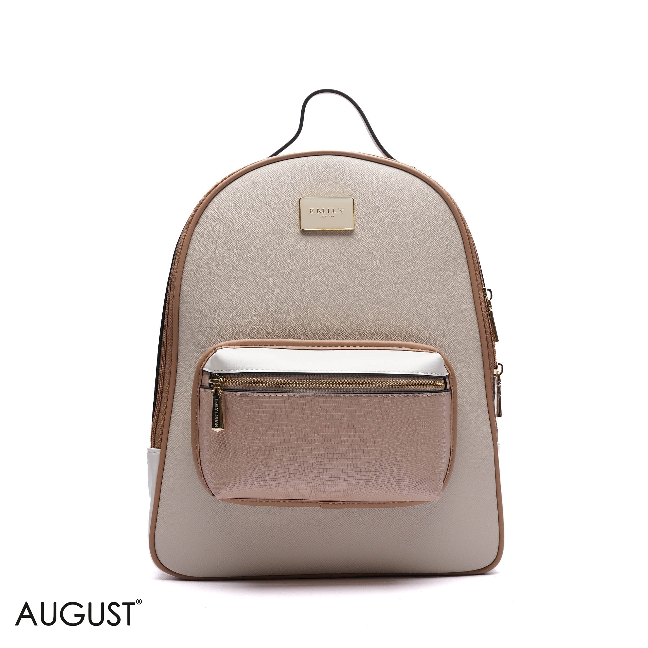 BACKPACK WITH DETACHABLE FRONT POUCH