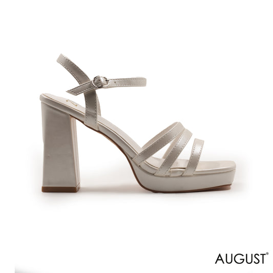 PEARL HIGH-PLATFORM SANDALS WITH BUCKLE DETAIL