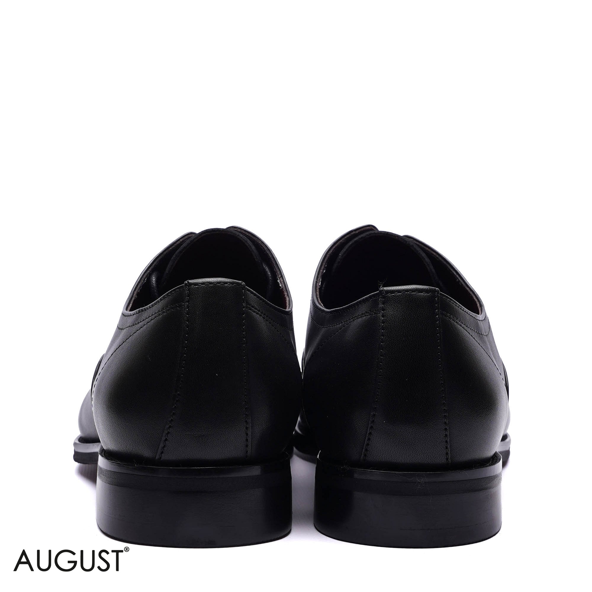 Premium Leather Formal Cap-Toe Oxfords