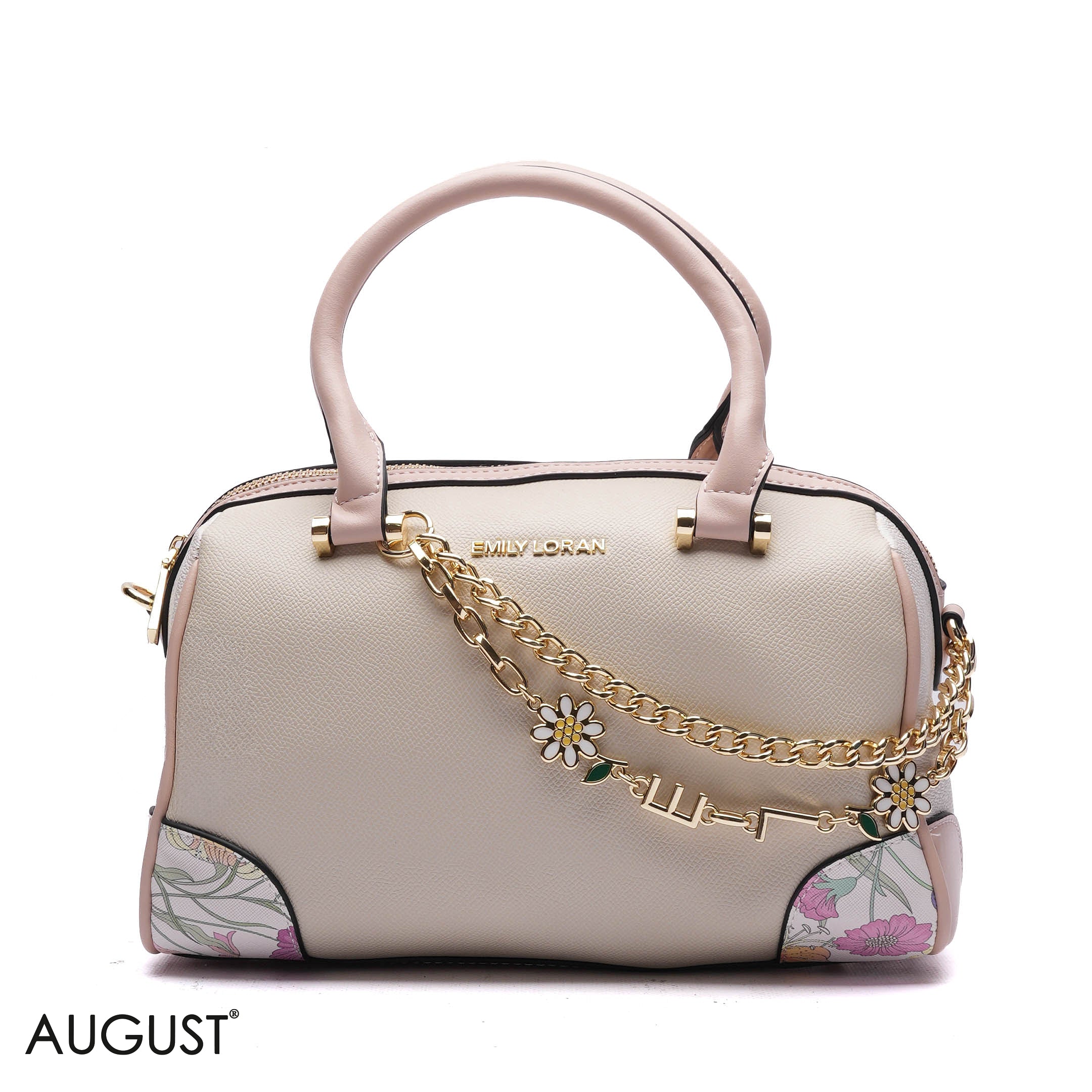 EMILY CHARM CHAIN BARREL BAG