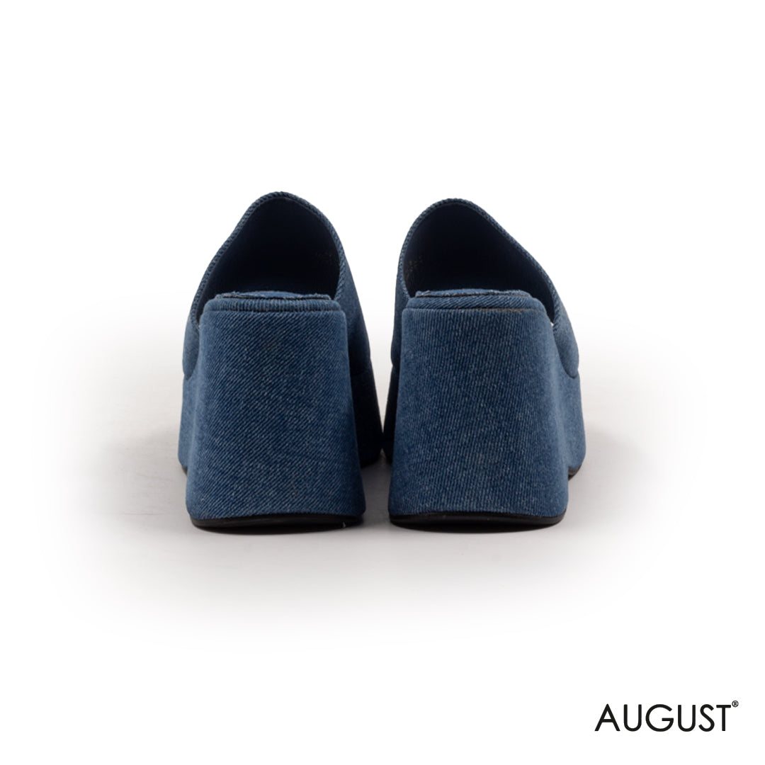 SUEDE PLATFORM SLIPPER