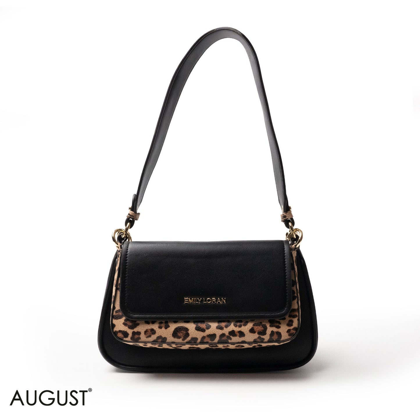 EMILY LORAN SHOULDERS BAG LEATHER AND FUR THREE-PIECES SET