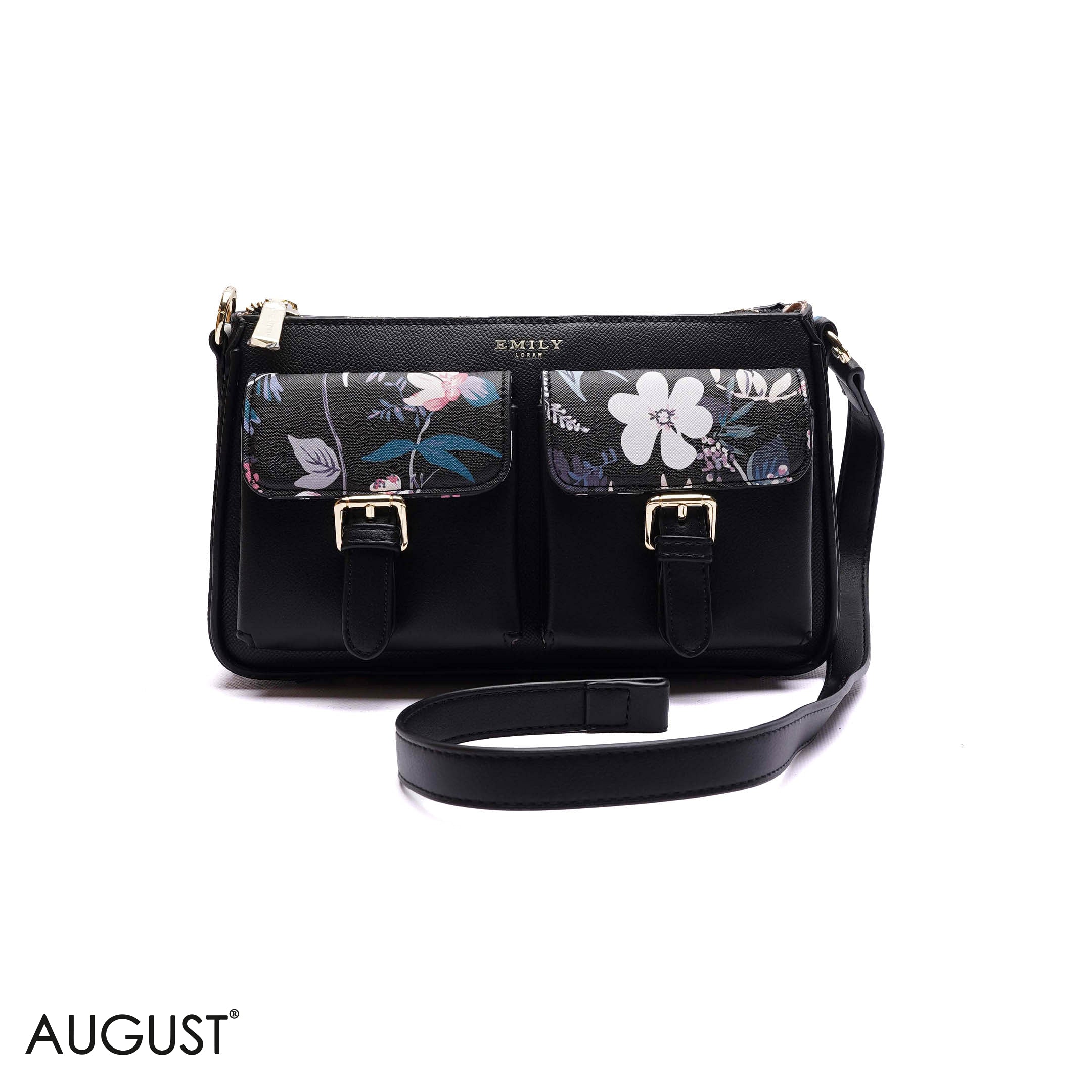 ELEGANT DUAL-POCKET CROSSBODY BAG