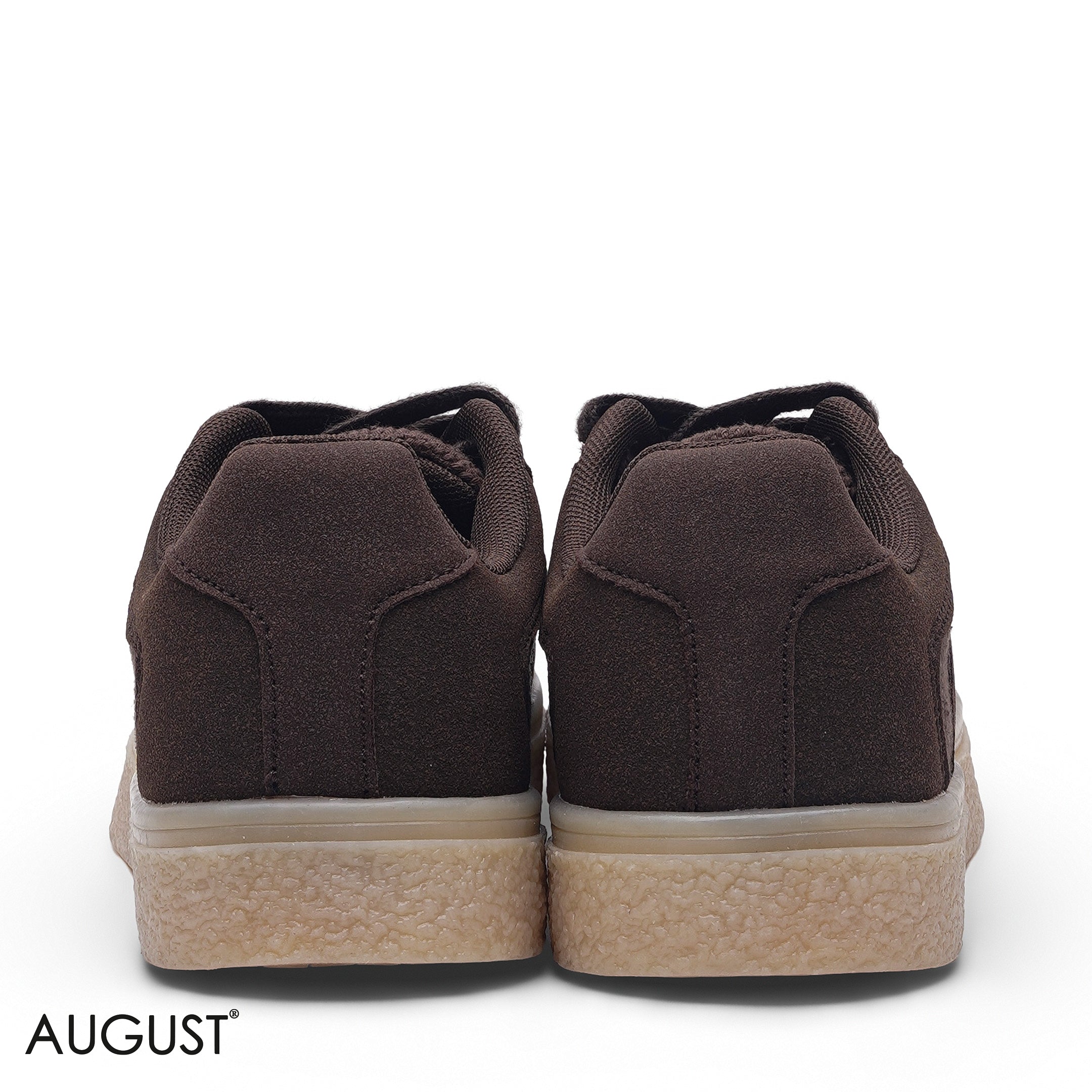 ELEGANT DEEP BROWN SUEDE CLASSIC SNEAKER