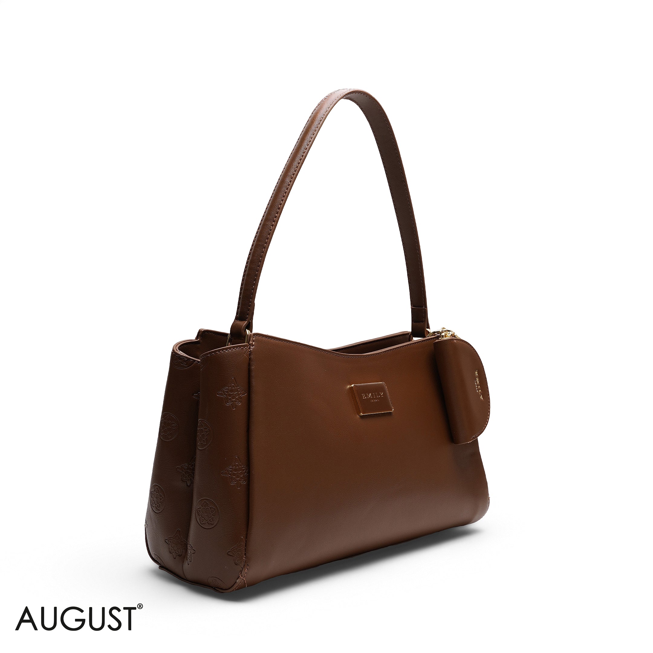 SHOULDER BAG WITH SCARF AND COIN PURSE
