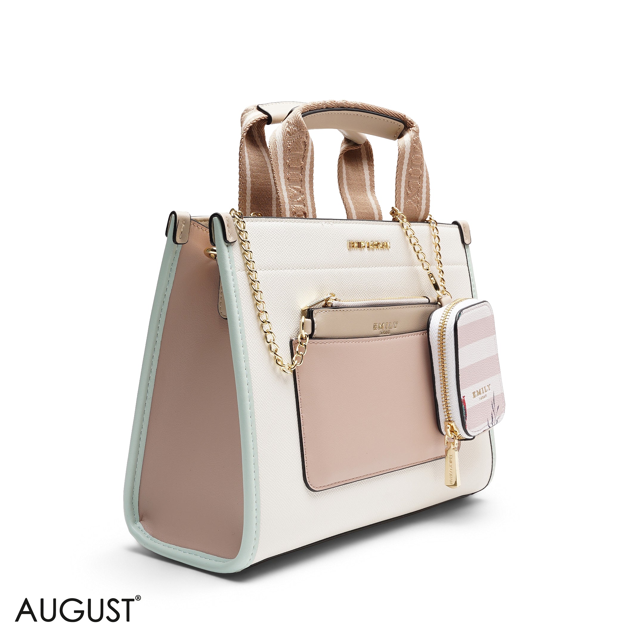 STRUCTURED MULTI-POUCH TOTE BAG SET