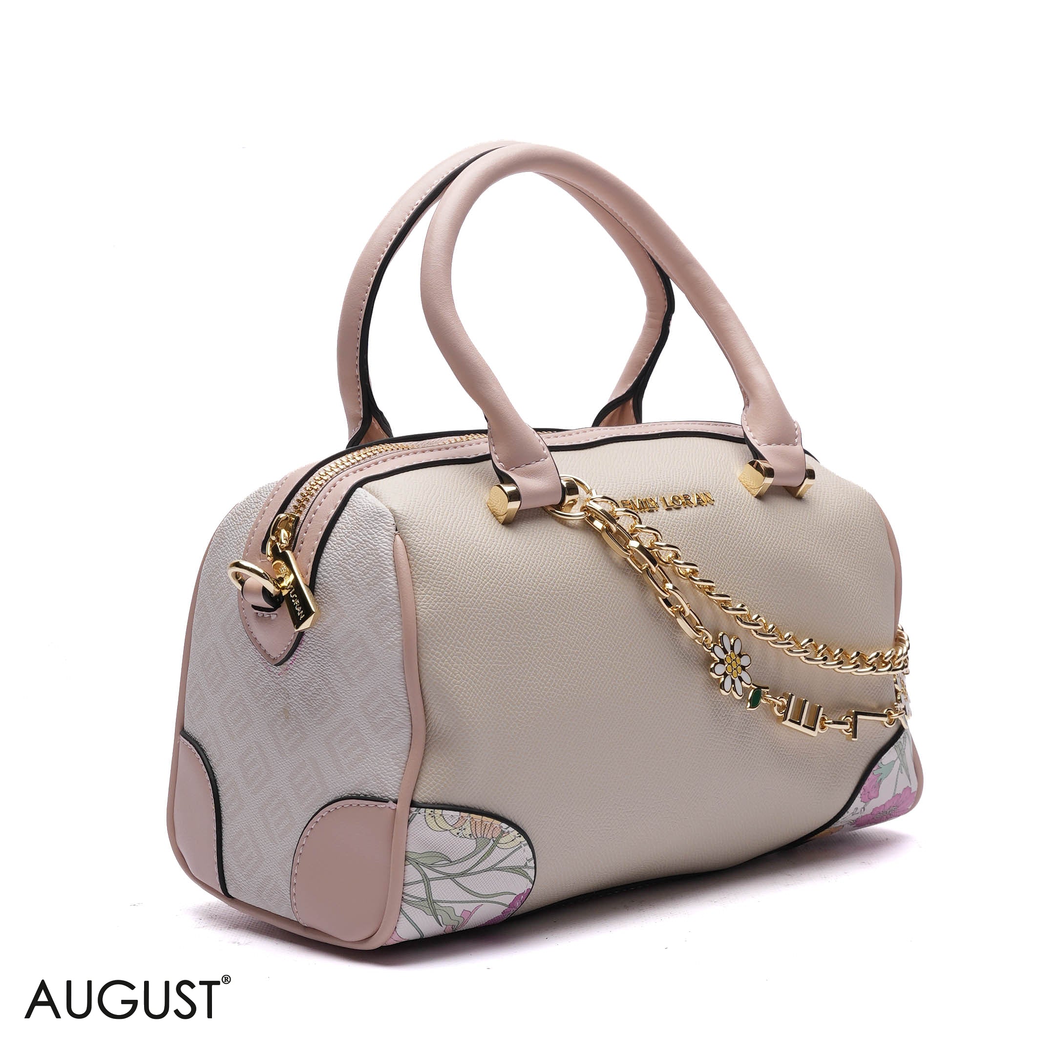 EMILY CHARM CHAIN BARREL BAG