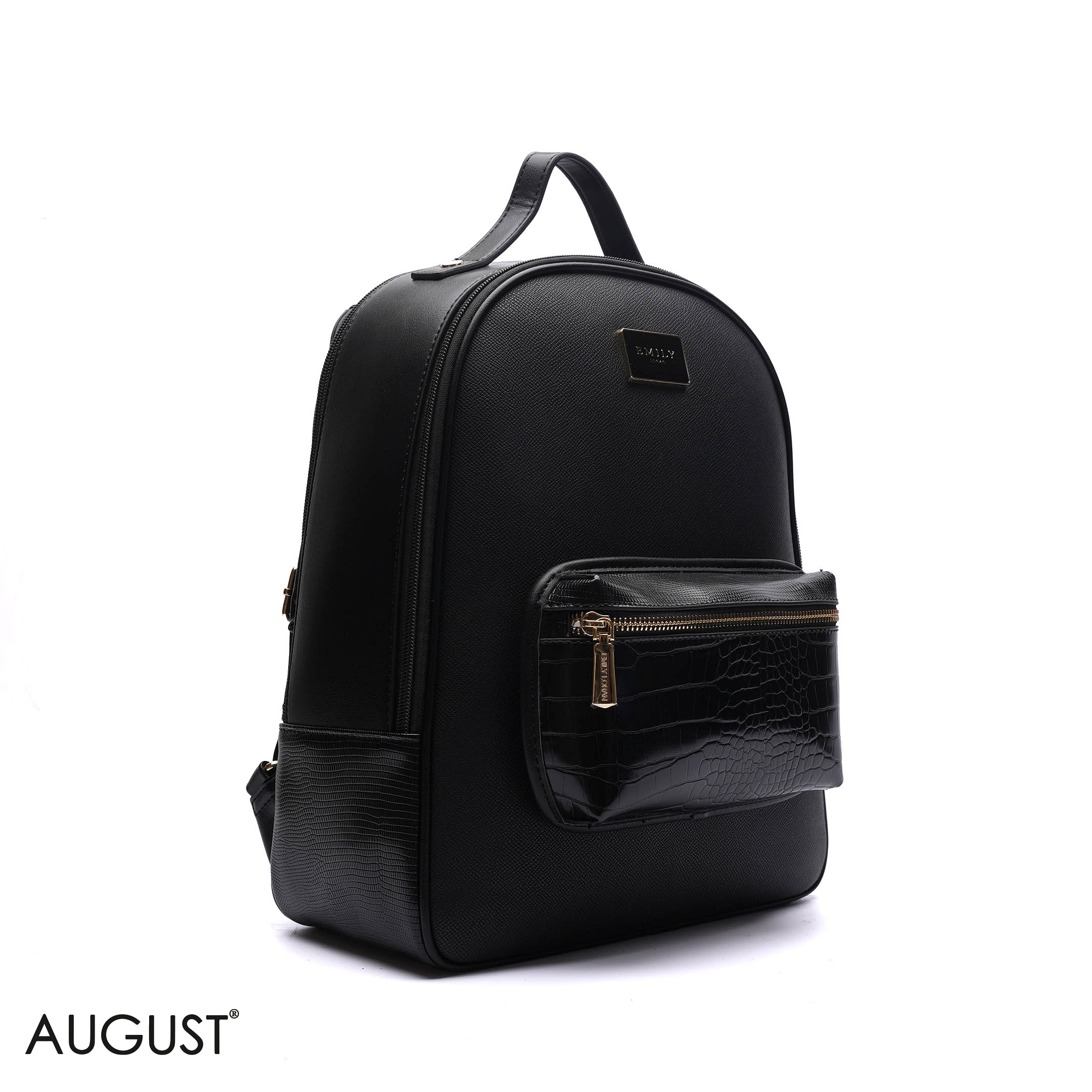 BACKPACK WITH DETACHABLE FRONT POUCH