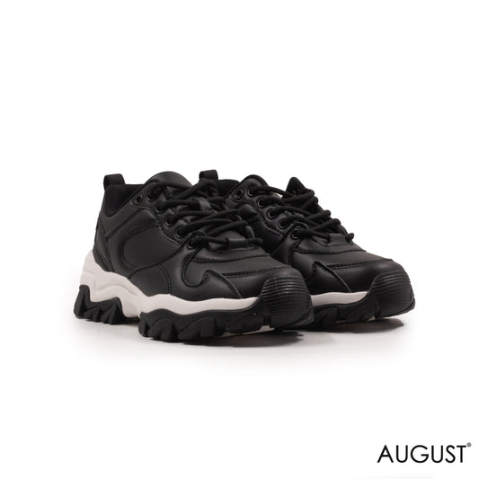 CHUNKY LEATHER SNEAKERS WITH SPECIAL DESIGN