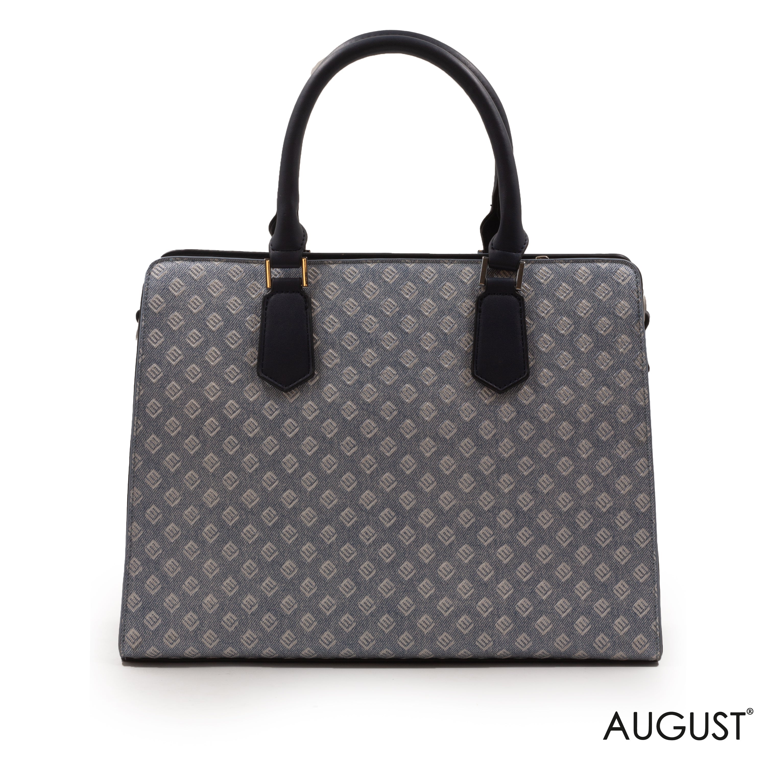 MODREN PRINTED HANDBAG WITH A CHAIN DETAIL-LARGE