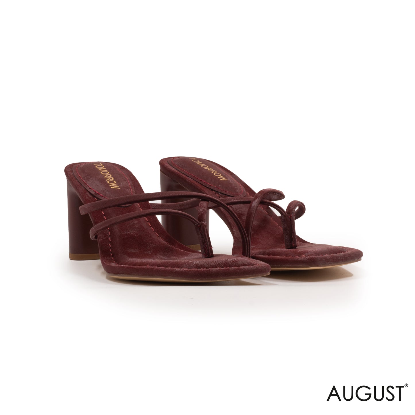 SUEDE LEATHER BLOCK-HEELED SABO