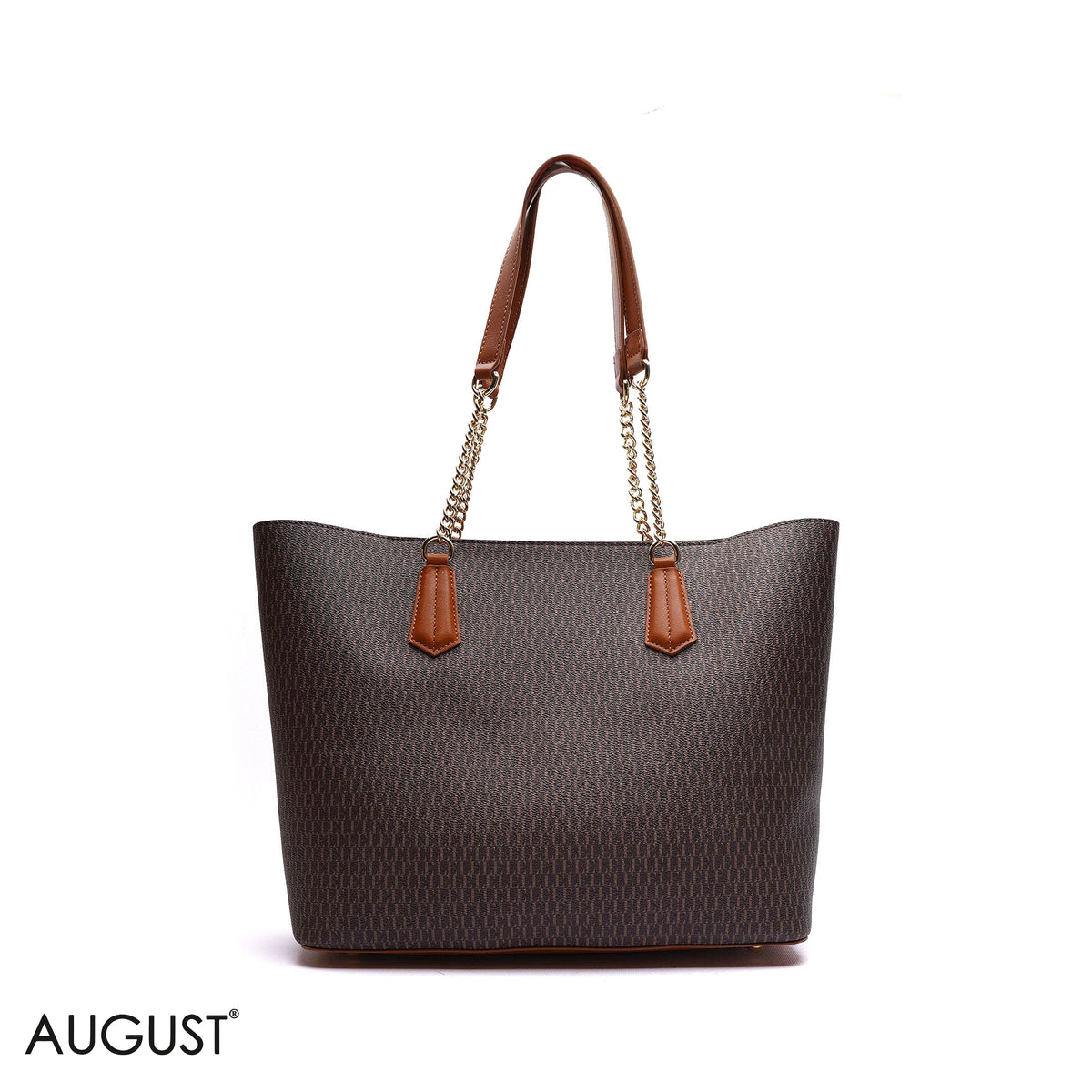 MONOGRAM SHOULDER BAG WITH PRINTED POUCH