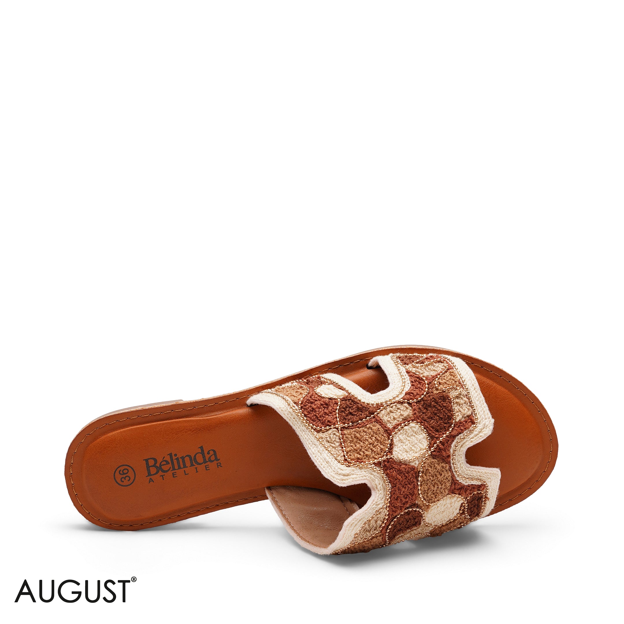 EMBROIDERED CUTOUT TEXTILE SLIPPERS