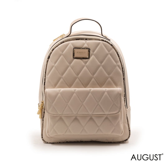 FAUX LEATHER BACKPACK WITH MINI SNAKE WALLET
