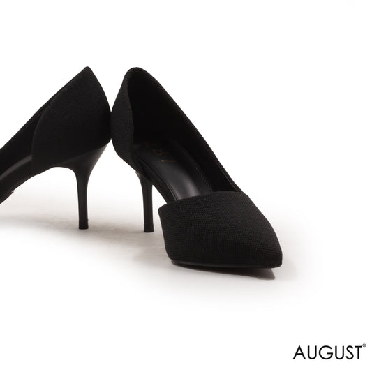 HIGH-HEEL FABRIC SHOES