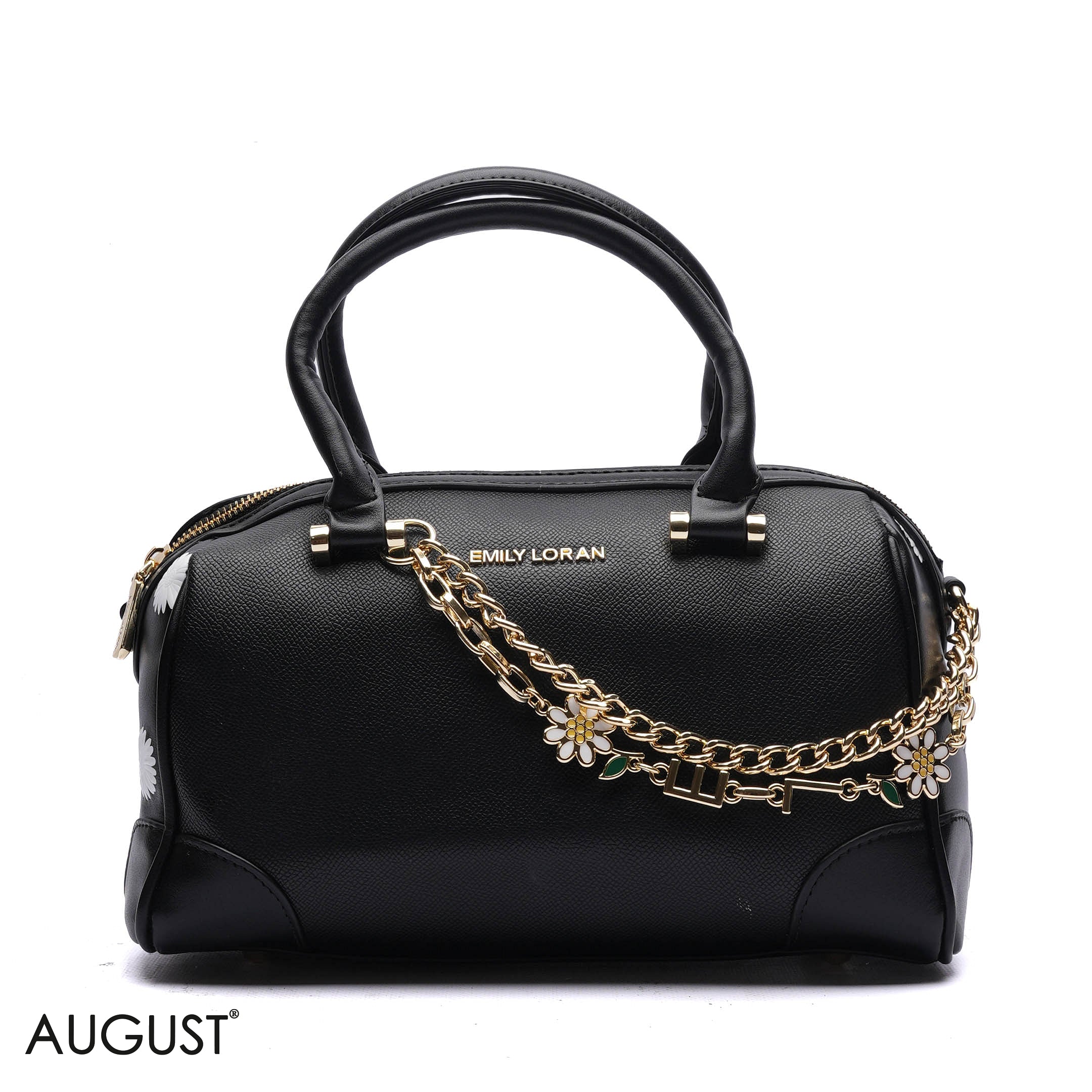 EMILY CHARM CHAIN BARREL BAG