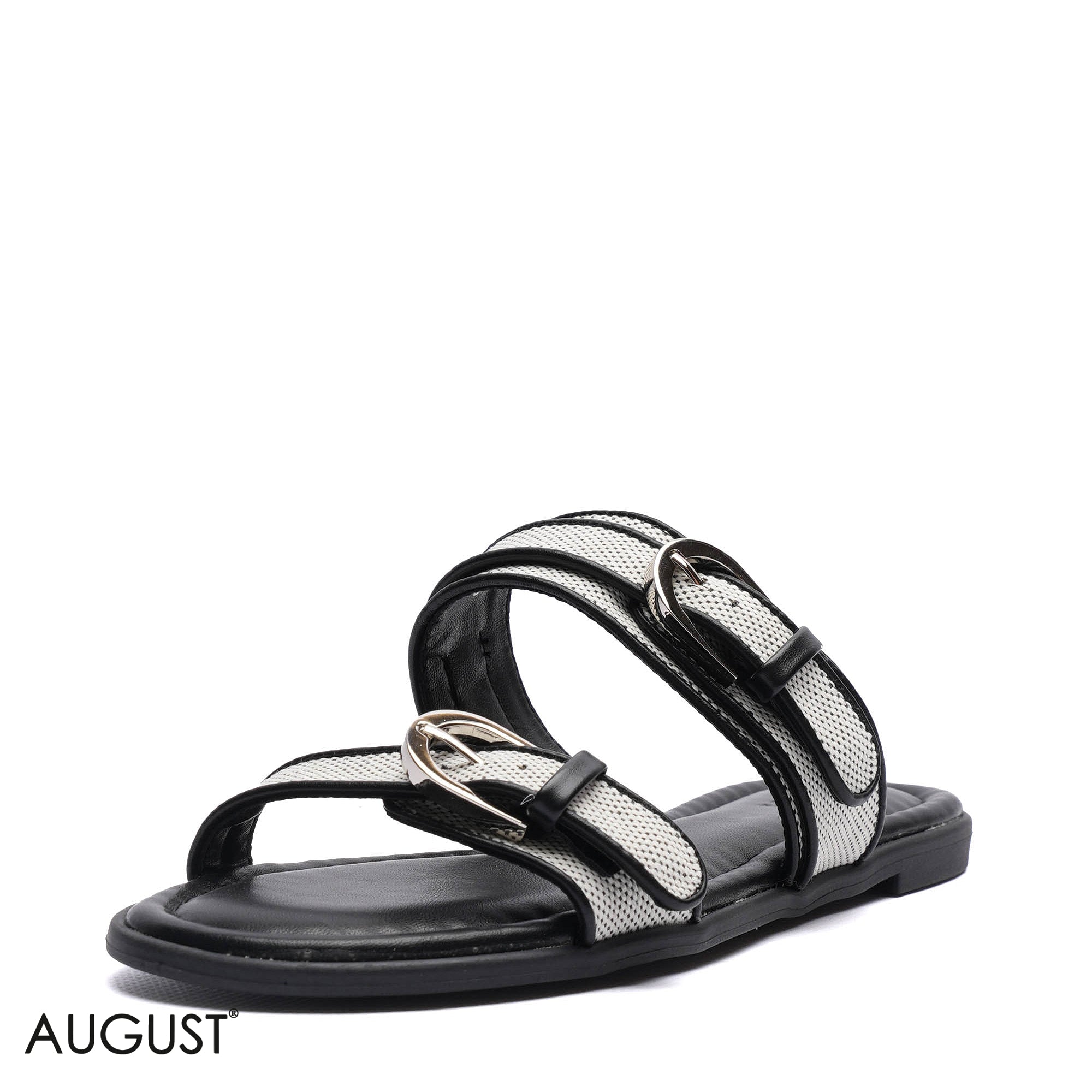 MESH DOUBLE BUCKLE SLIDERS