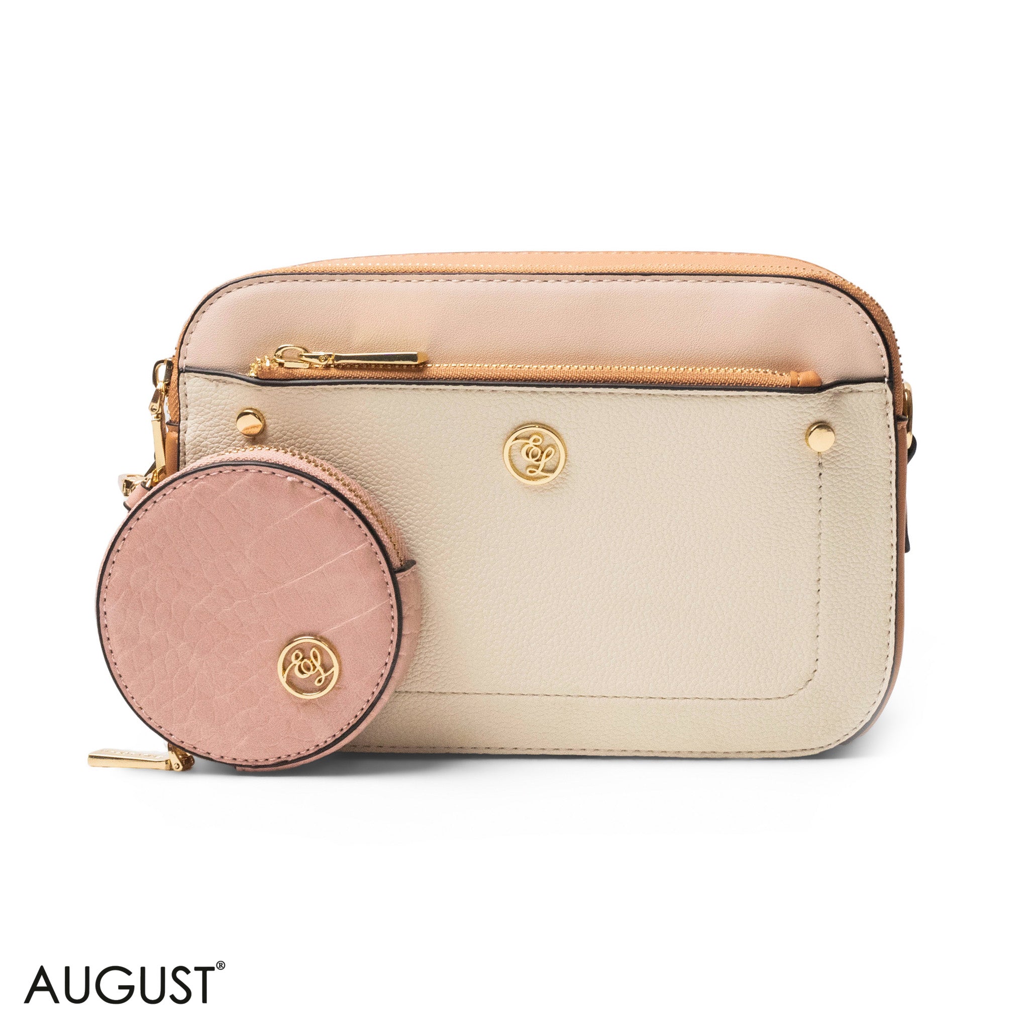 LEATHER CROSSBODY WITH DETAIL CROC TOUCH - SMALL