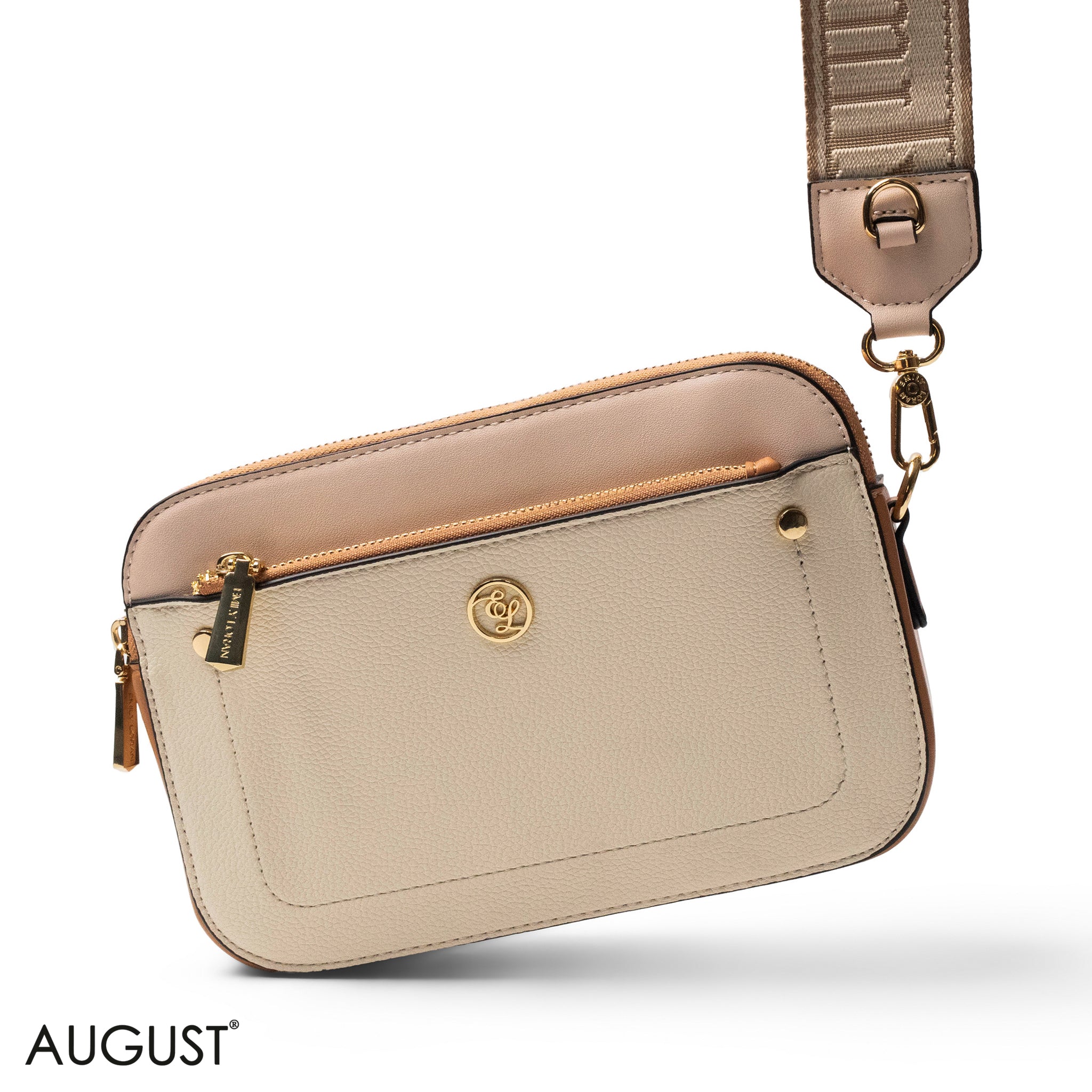 CROC LEATHER CROSSBODY WITH SNAKE DETAIL TOUCH - SMALL