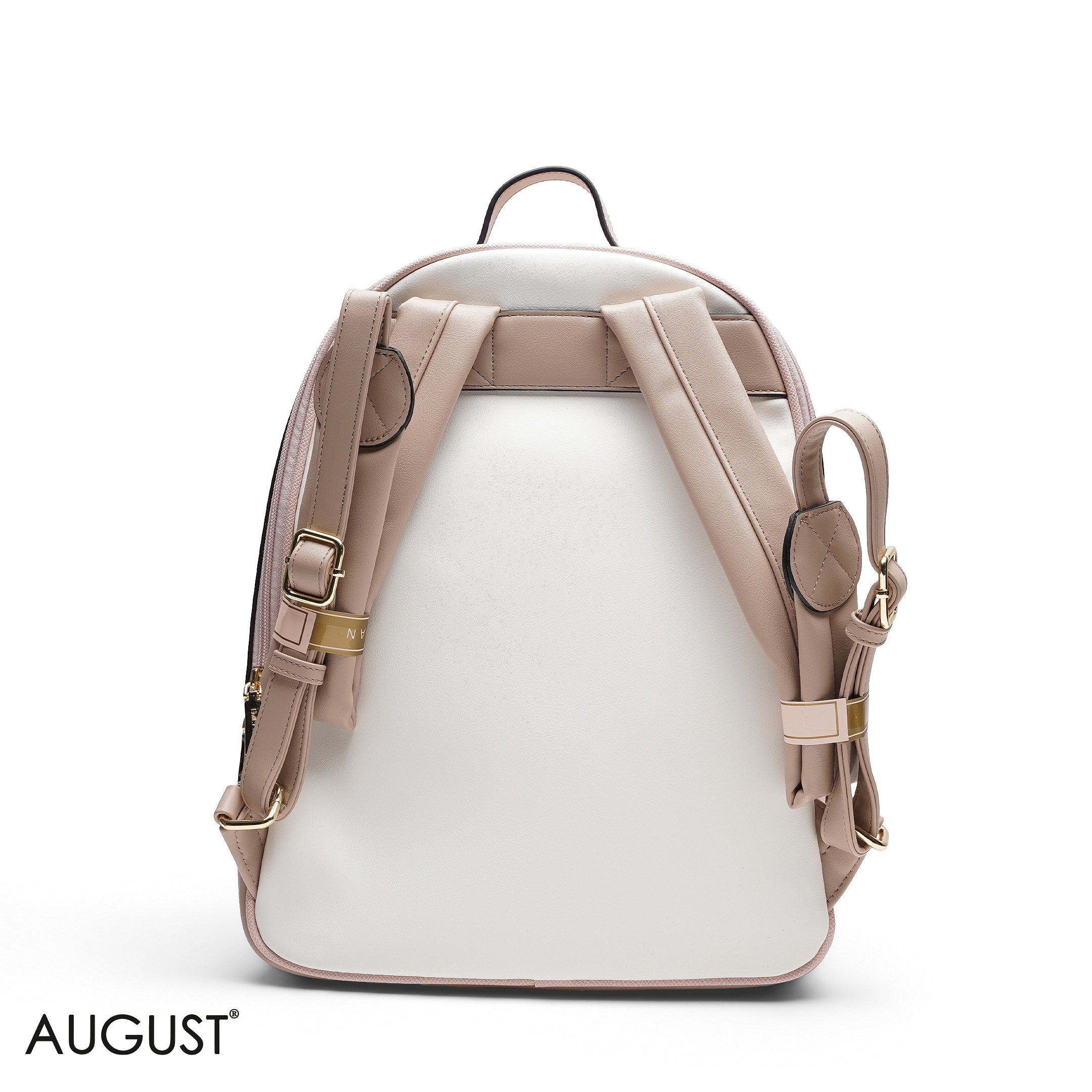 EMBOSSED PANELLED BACKPACK