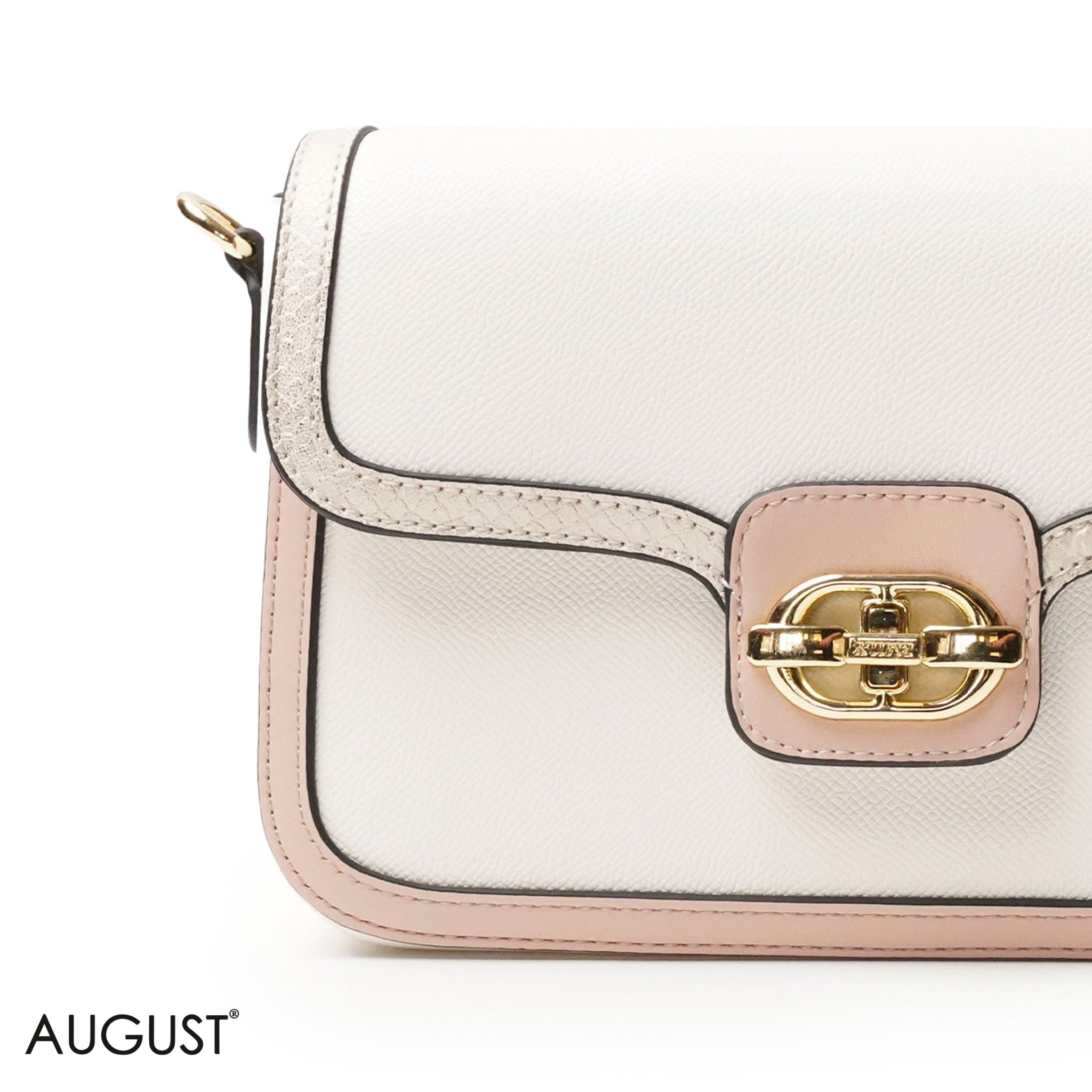 LIGHT COLORS SMOOTH LEATHER CROSS BODY WITH FLAP - SMALL