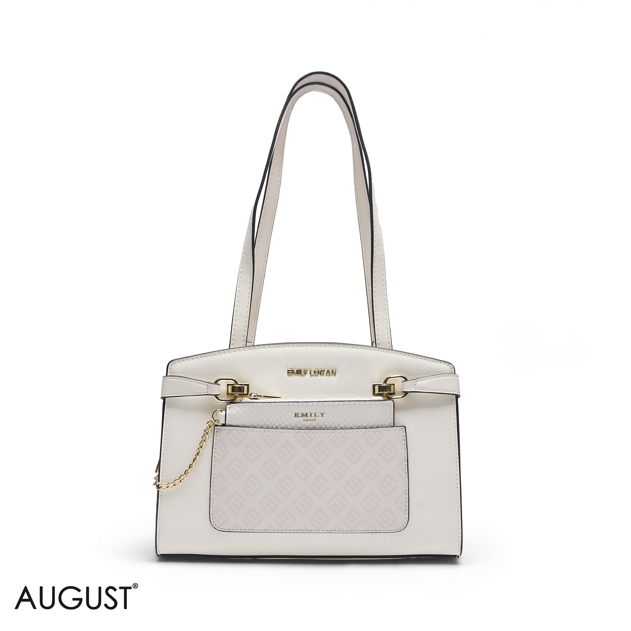 SPECIAL DESIGN EMILY LORAN BEIGE FAUX LEATHER BAG