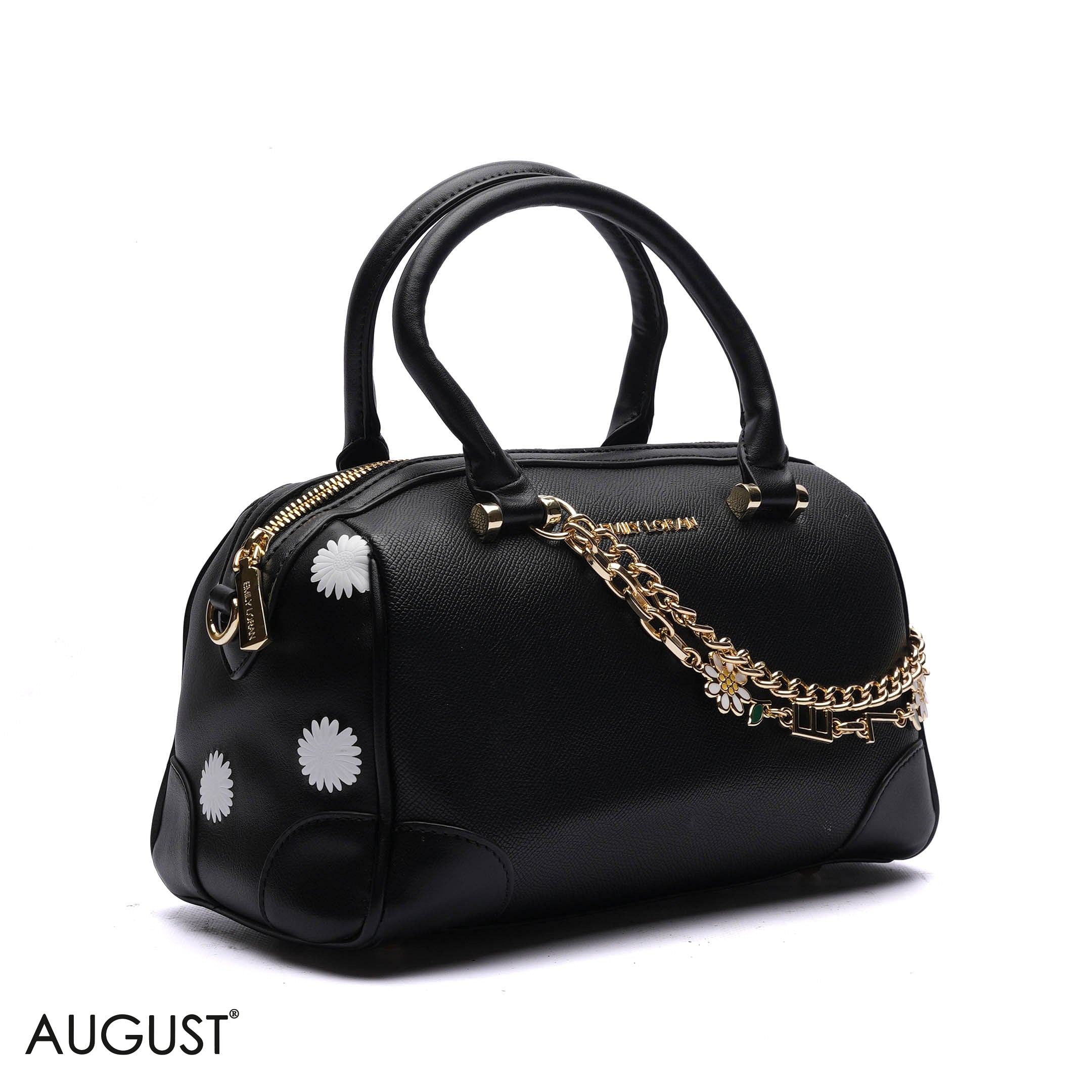EMILY CHARM CHAIN BARREL BAG