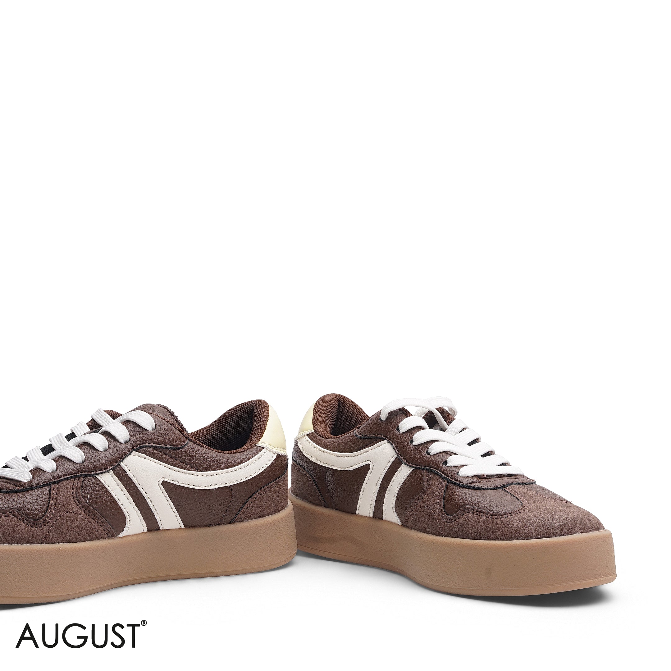 BROWN SUEDE LEATHER
SNEAKERS WITH RUBBER SOLE