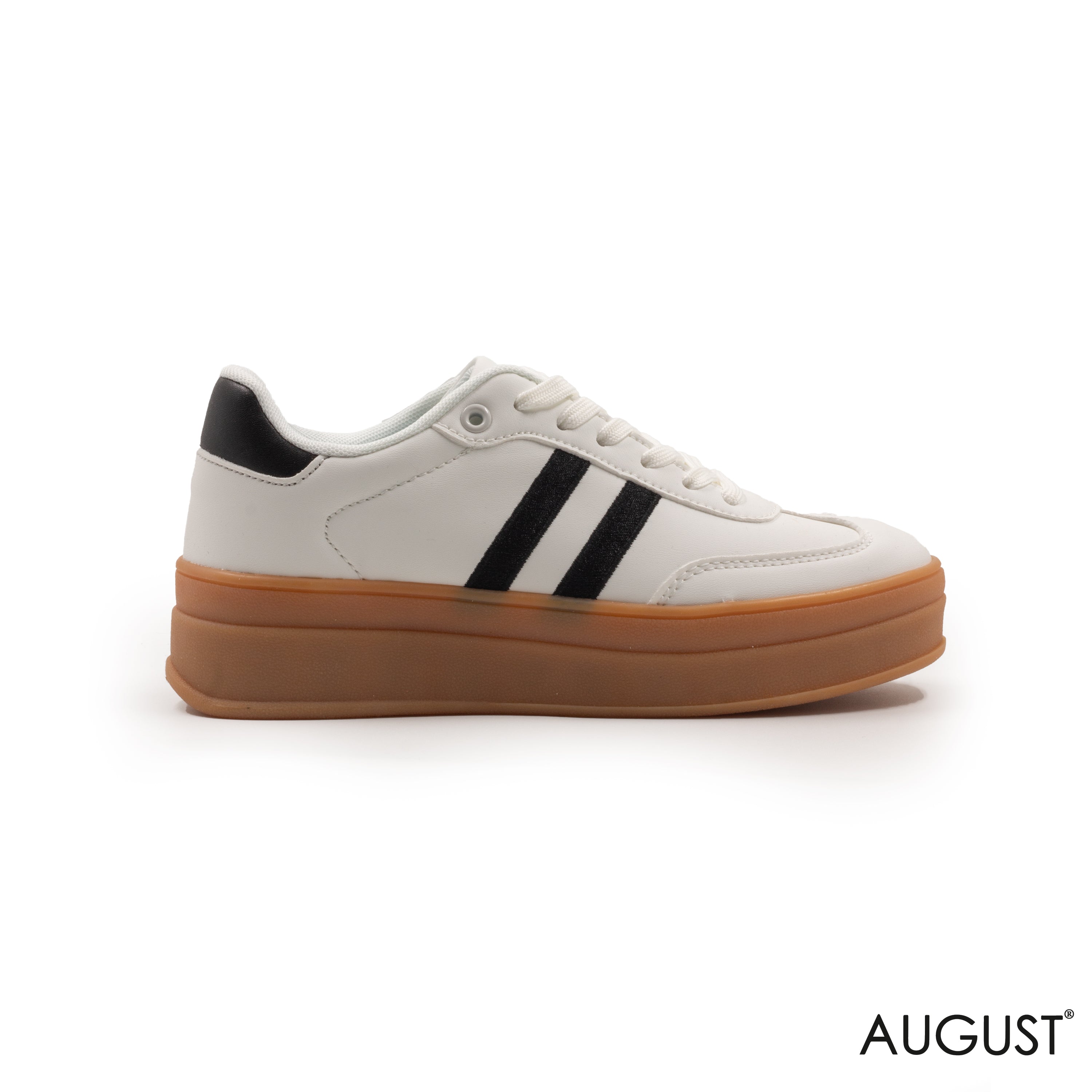 MODREN SUEDE SPORTY STRIPE, PLATFORM SNEAKERS