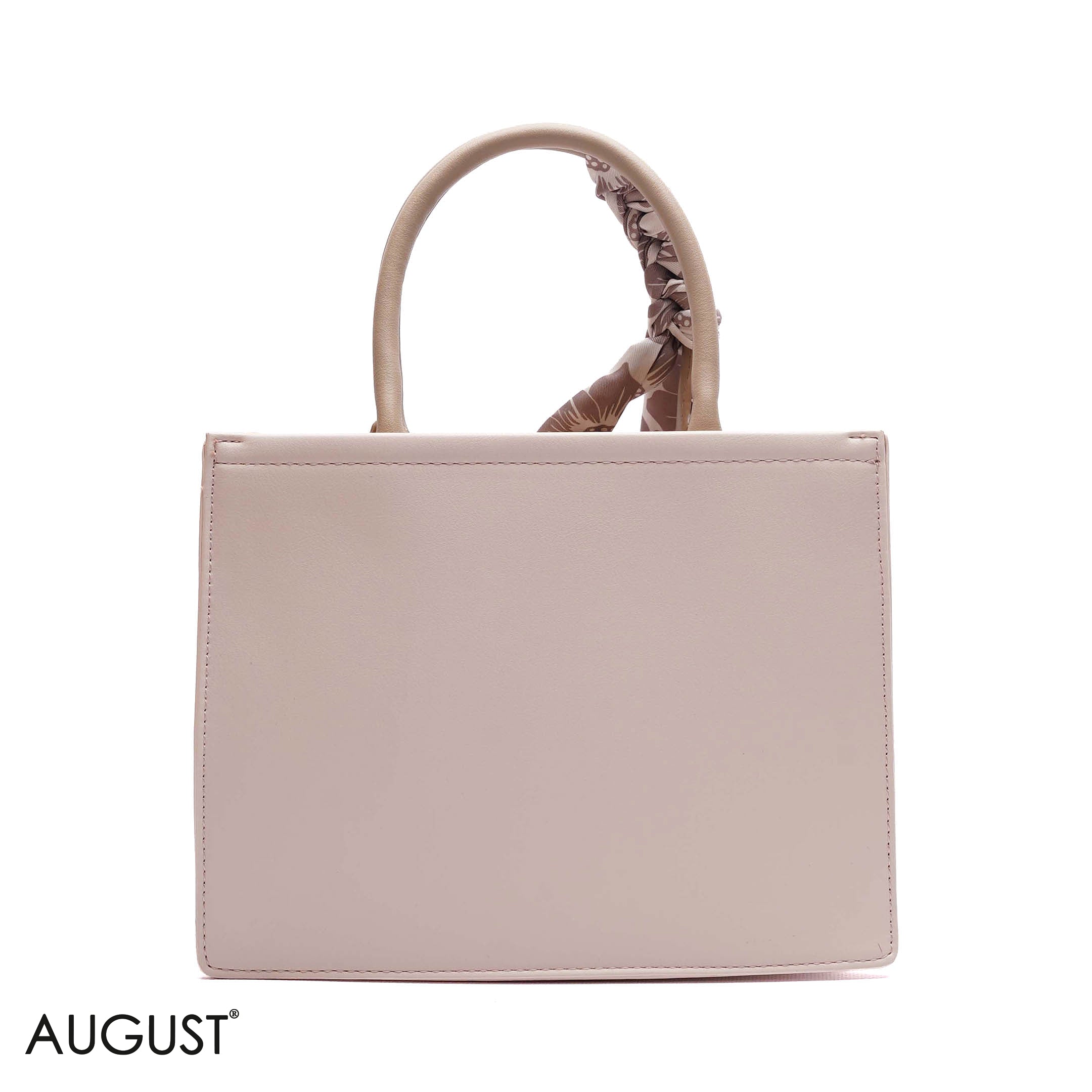 FLORAL EMBROIDERED HANDBAG WITH POUCH - SMALL