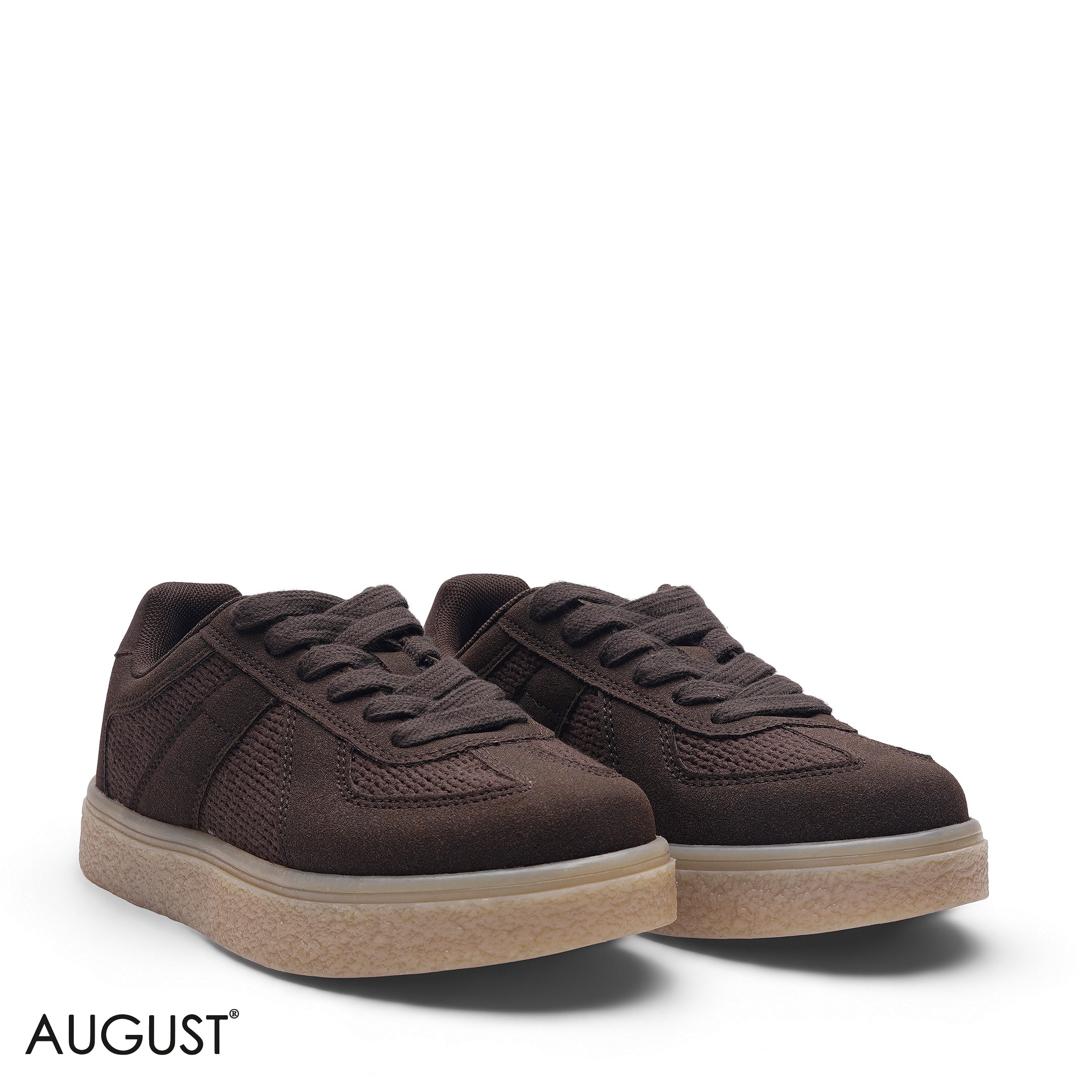 ELEGANT DEEP BROWN SUEDE CLASSIC SNEAKER
