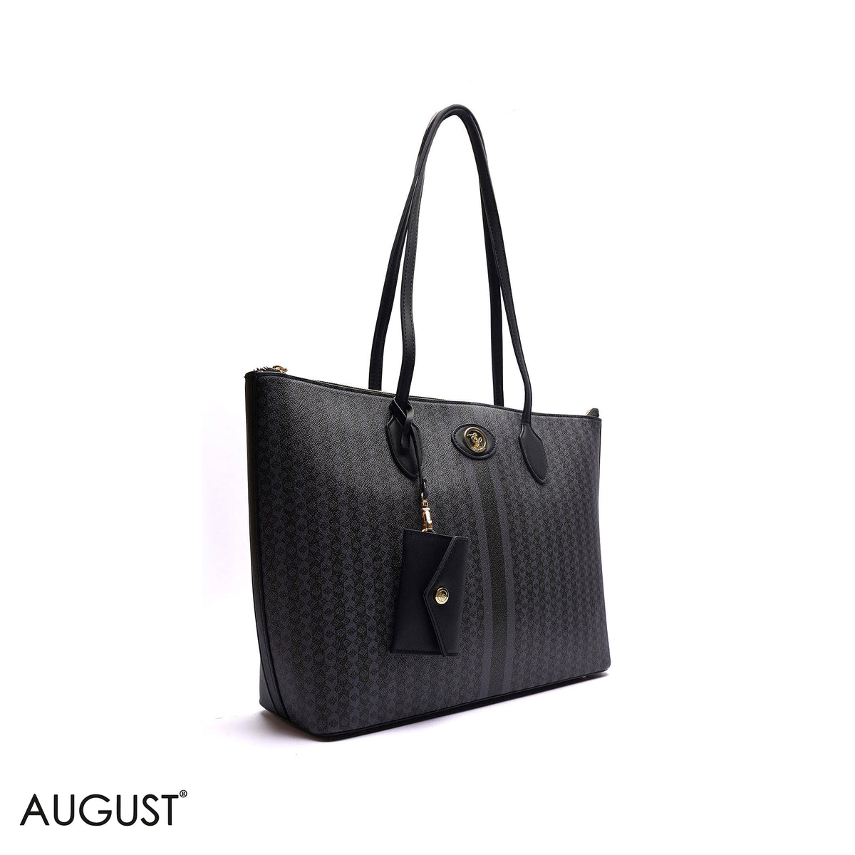 MONOGRAM TOTE BAG WITH MINI POUCH