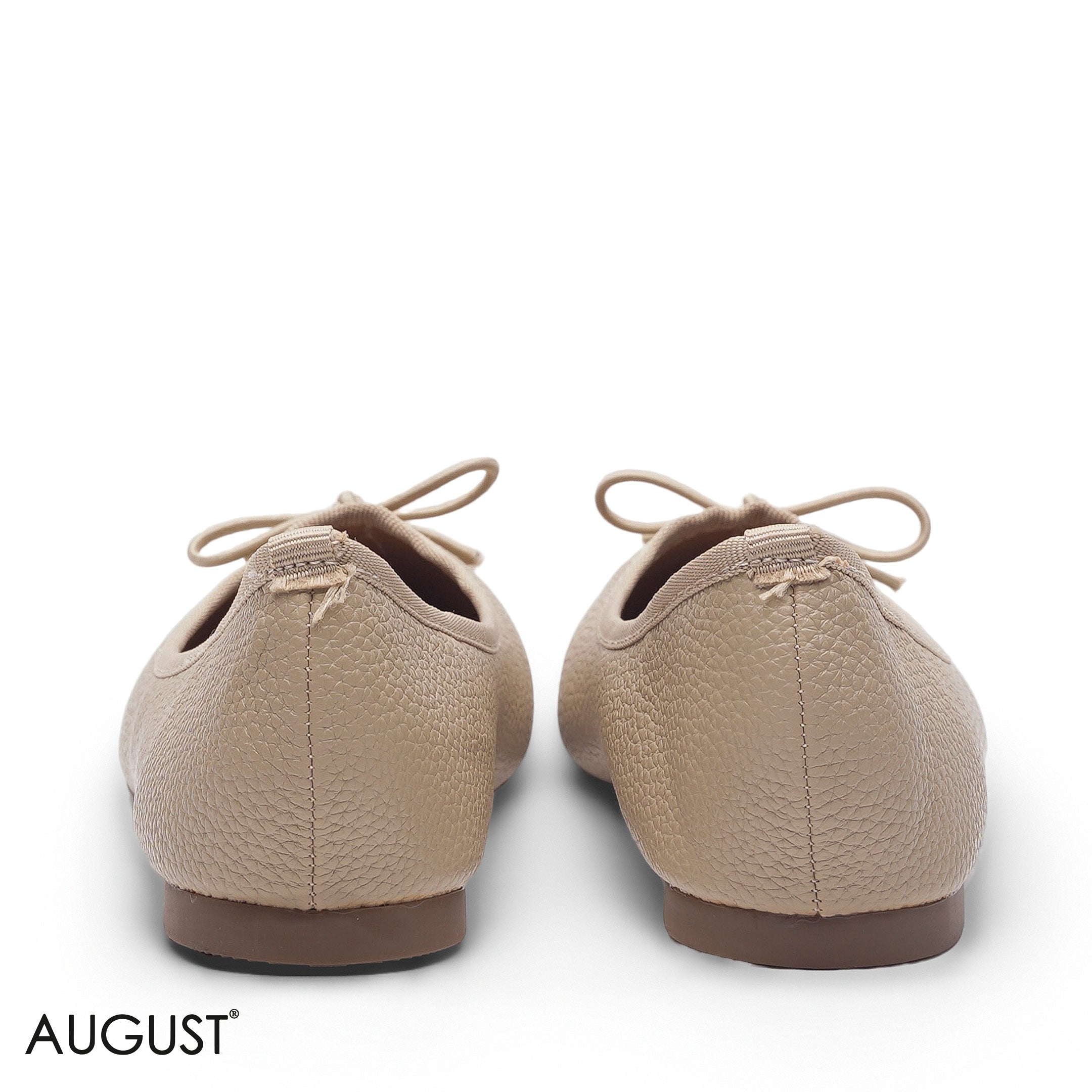 ELEGANT NATURAL BEIGE POINTED D'ORSAY FLAT