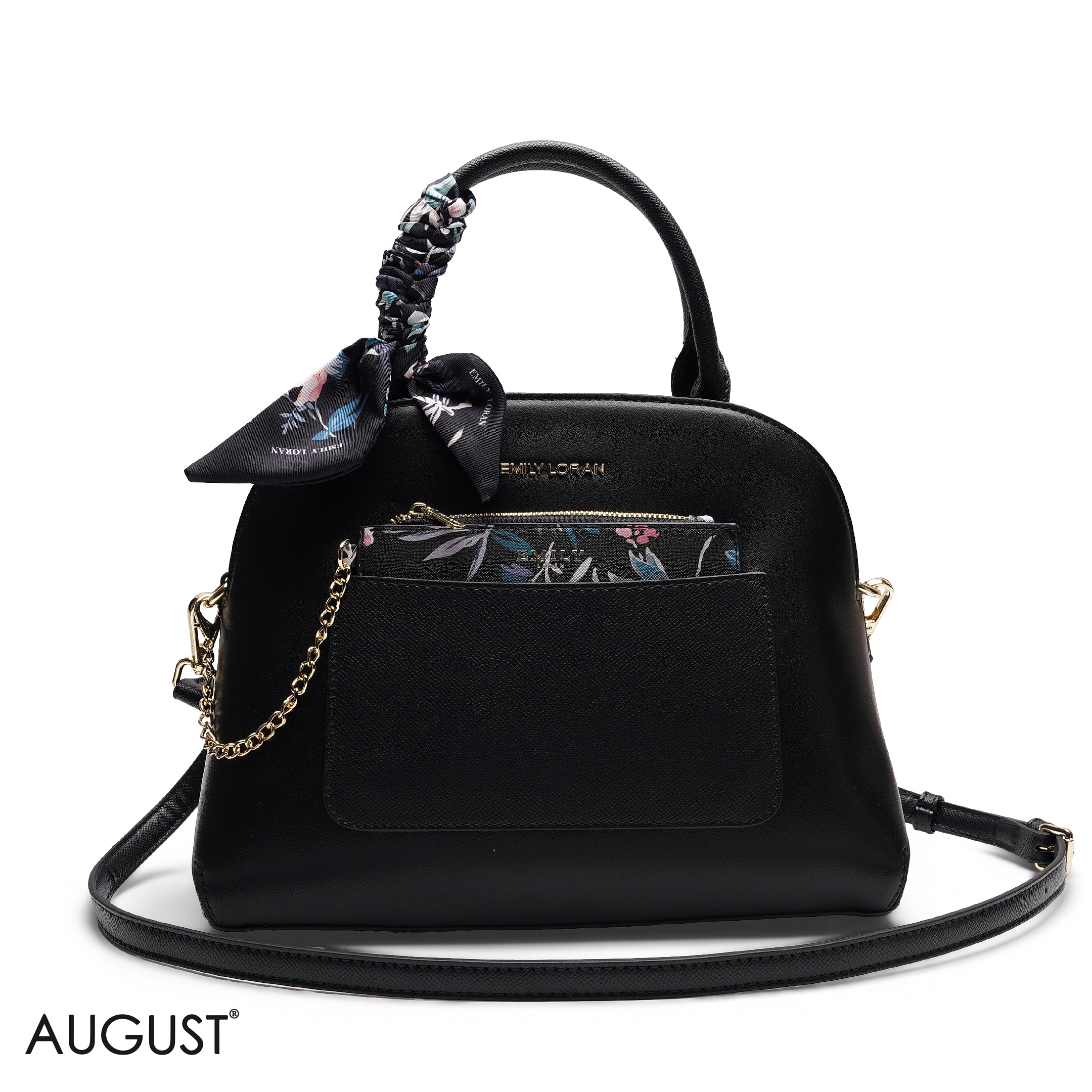 DOME TOP-HANDLE WITH A POUCH BAG