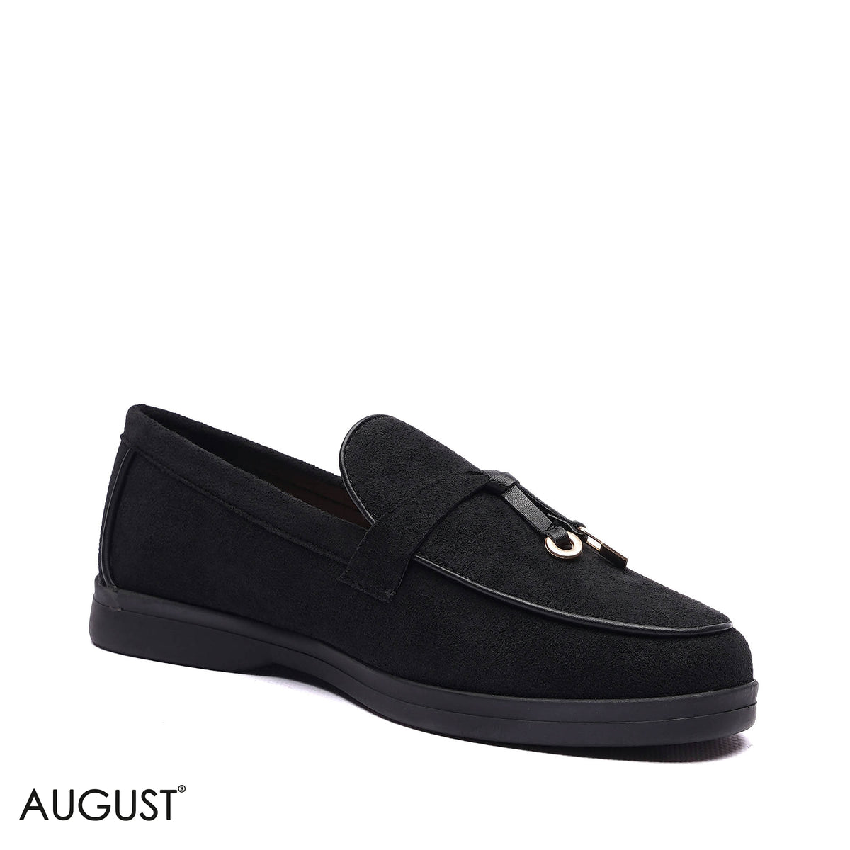TASSELED SUEDE LOAFERS