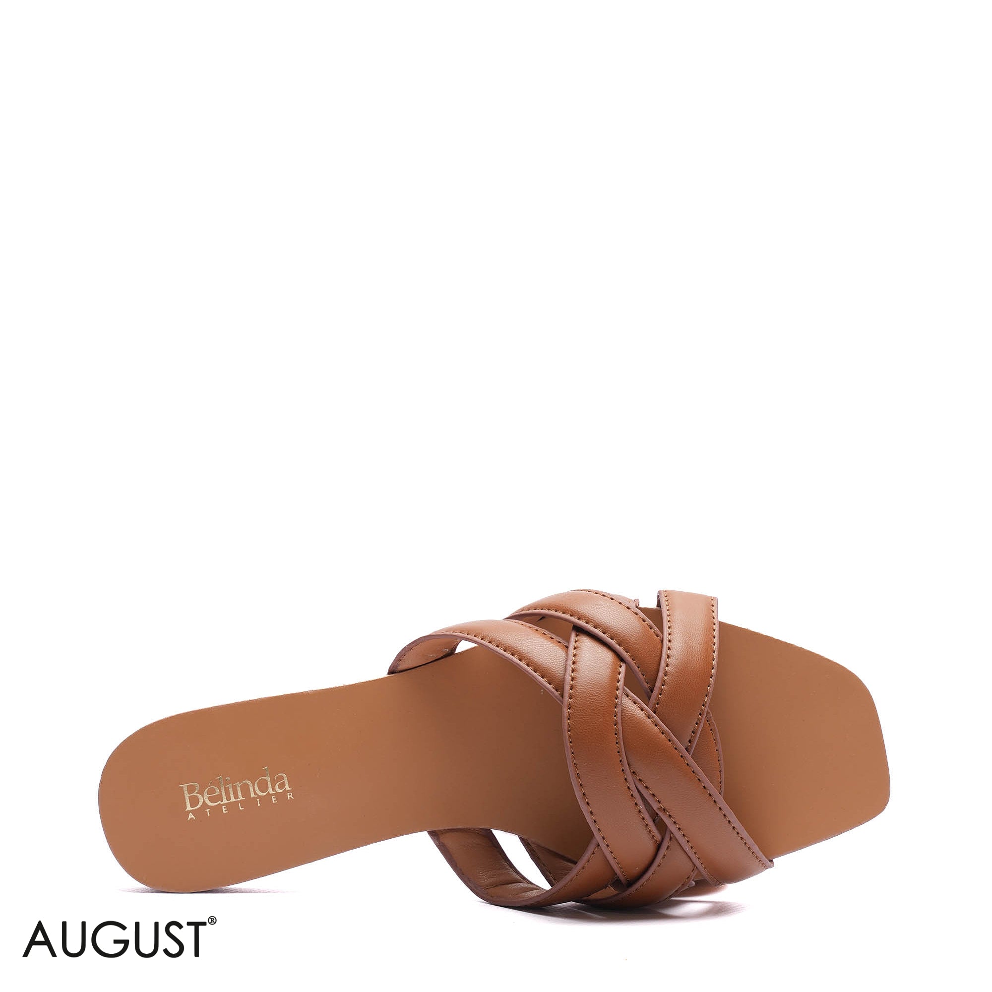 INTERWOVEN STRAP CASUAL FLAT SLIDERS