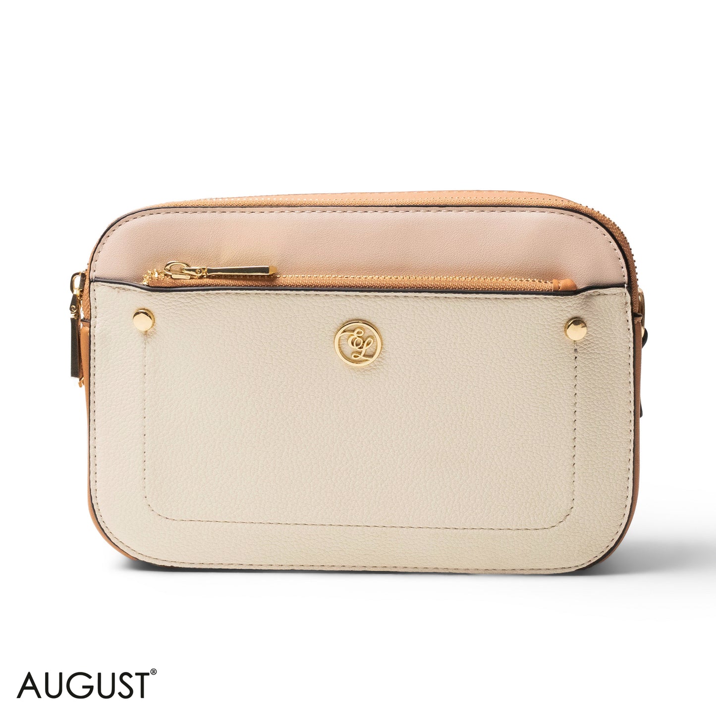 LEATHER CROSSBODY WITH DETAIL CROC TOUCH - SMALL