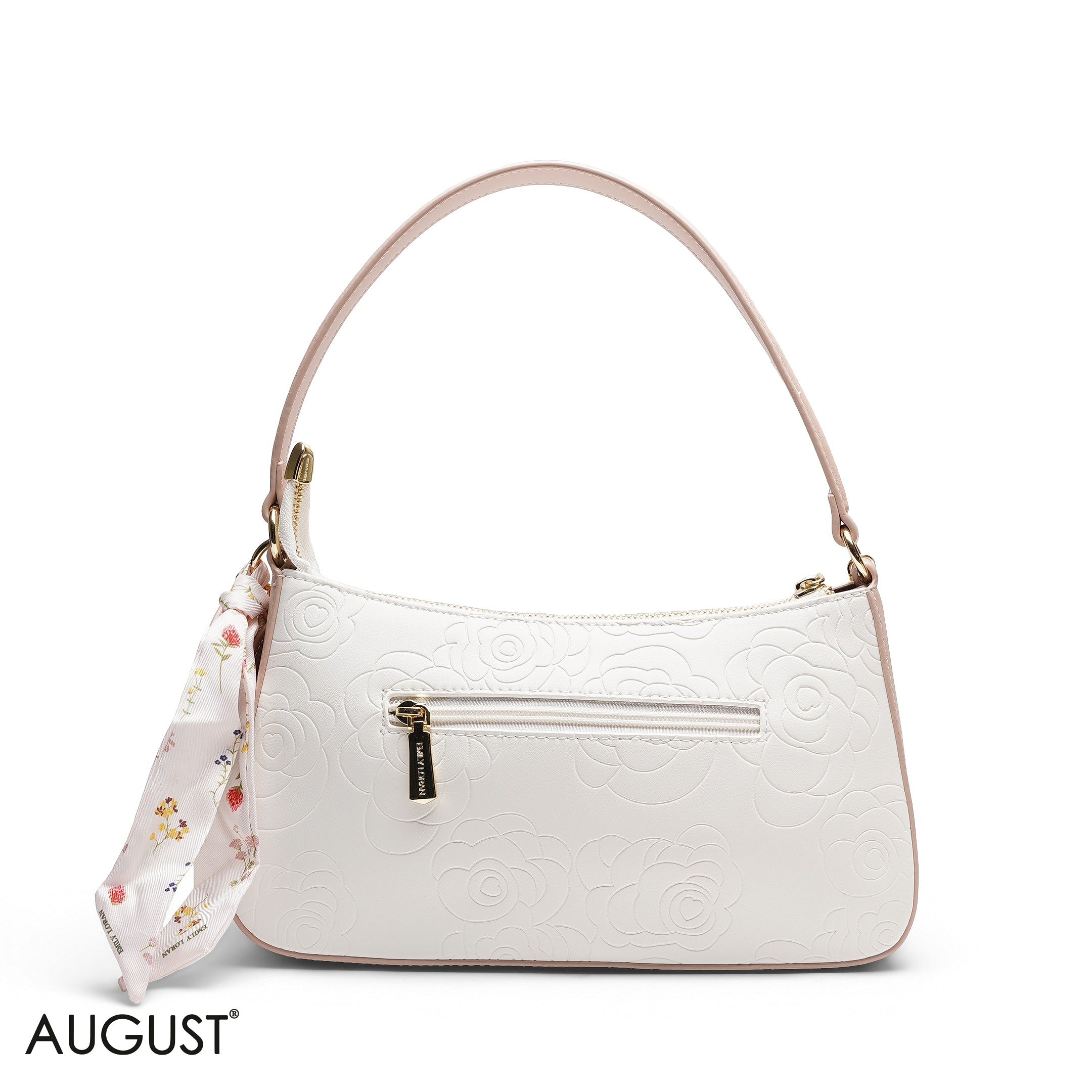 EMBOSSED MULTI-POUCH SHOULDER BAG SET