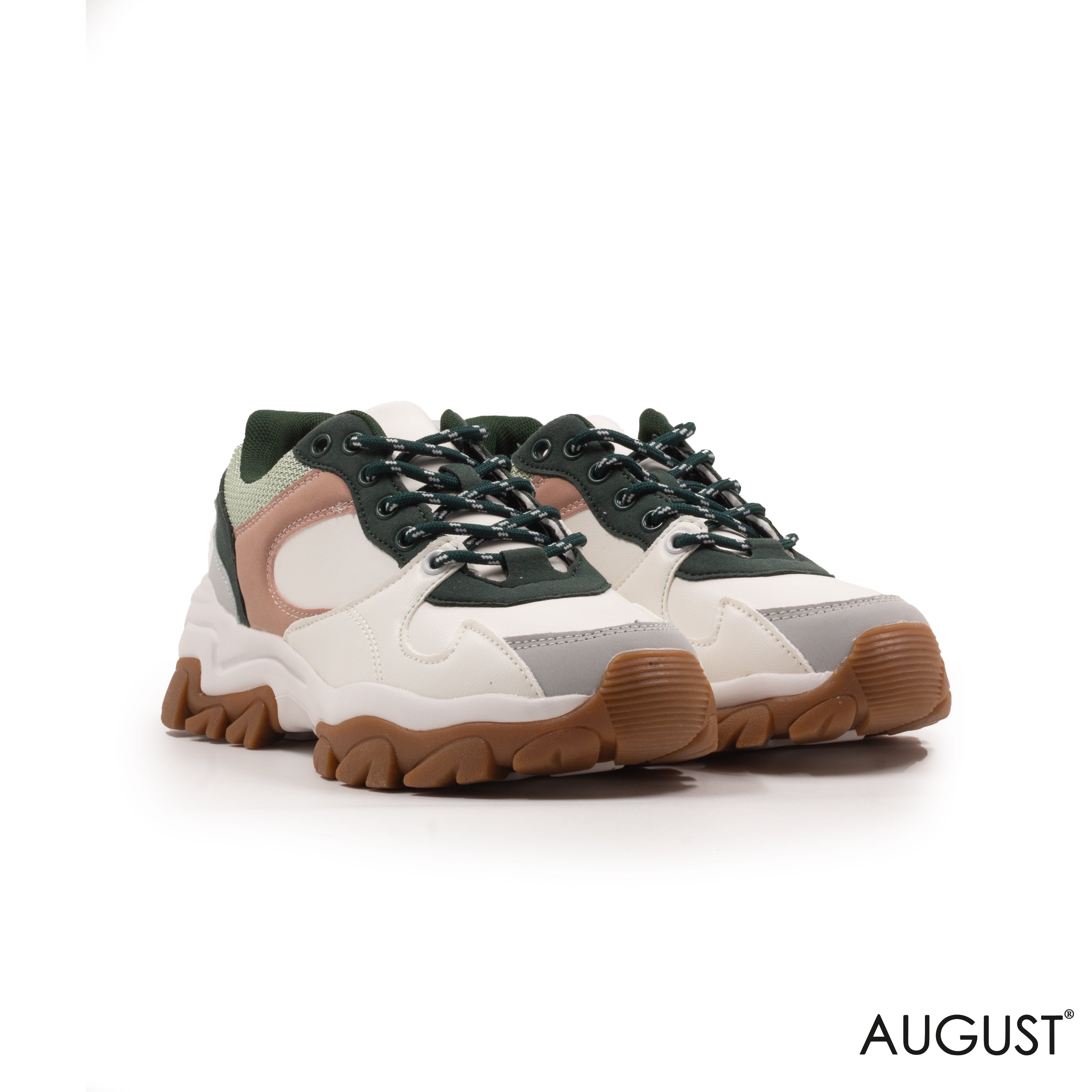 CHUNKY LEATHER SNEAKERS WITH SPECIAL DESIGN