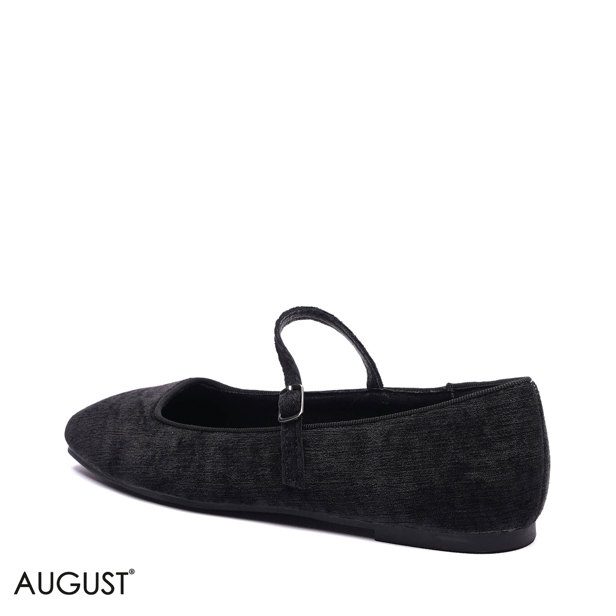 VELVET MARY JANE BALLET FLATS