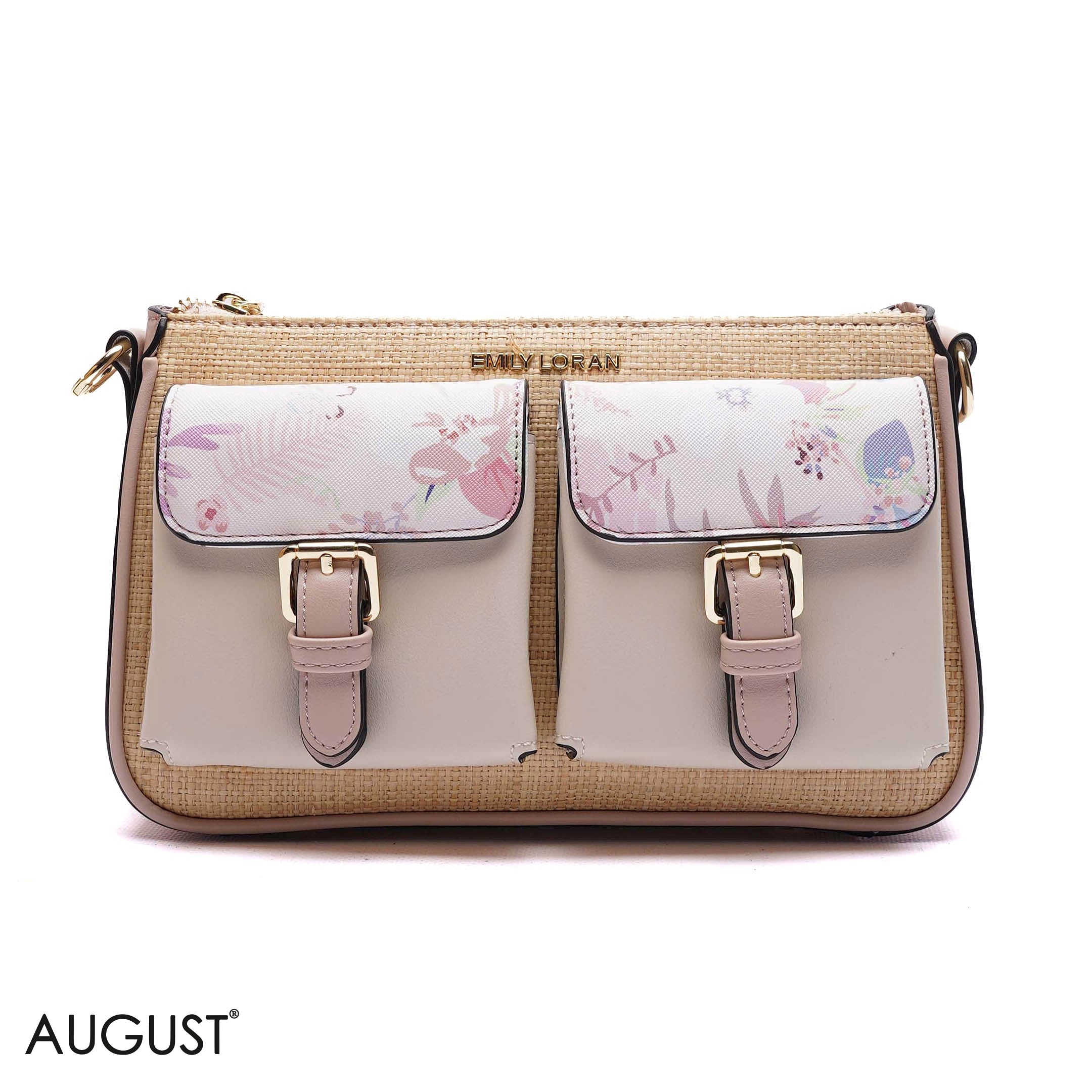 ELEGANT DUAL-POCKET CROSSBODY BAG