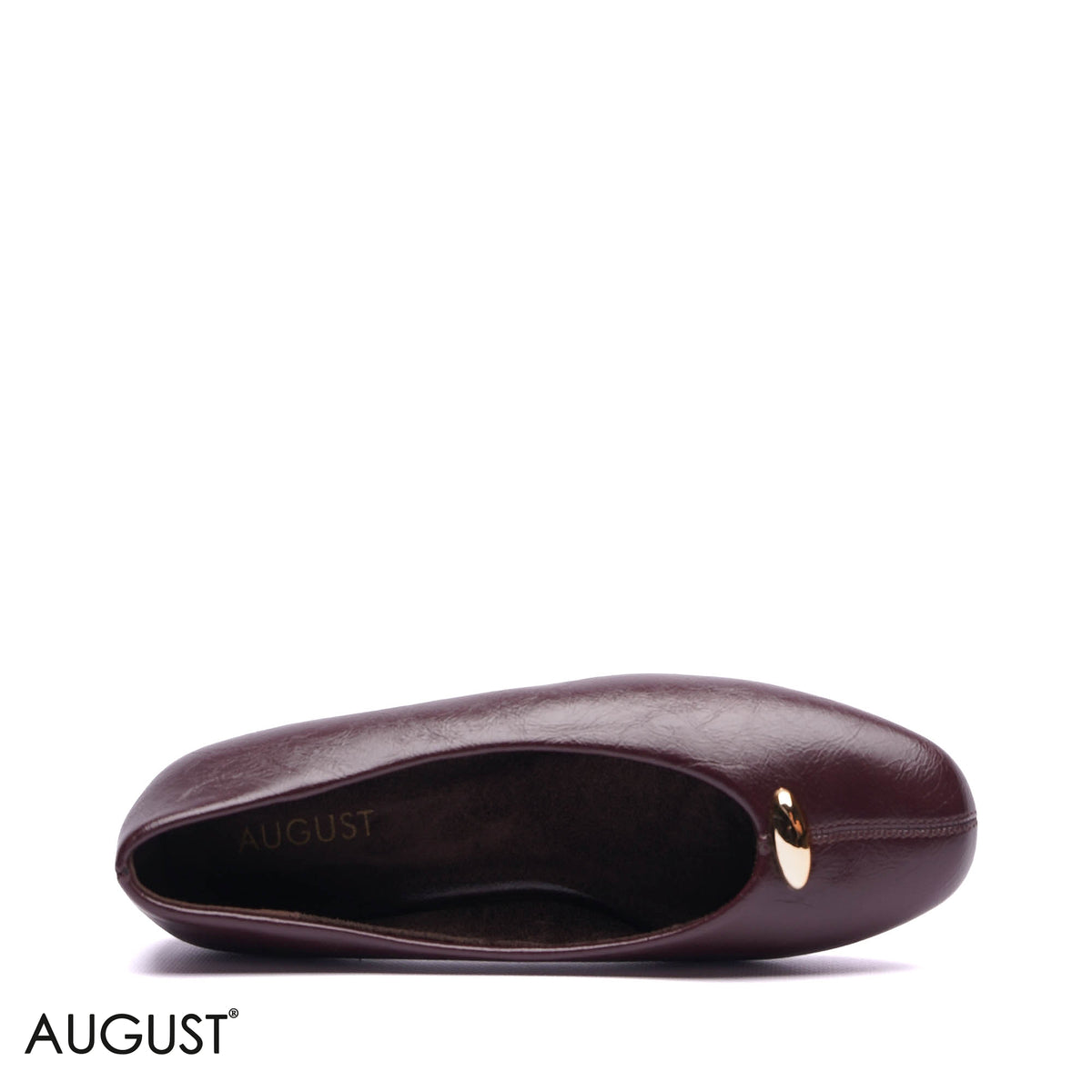 GOLD EMBELLISHED BALLET FLATS
