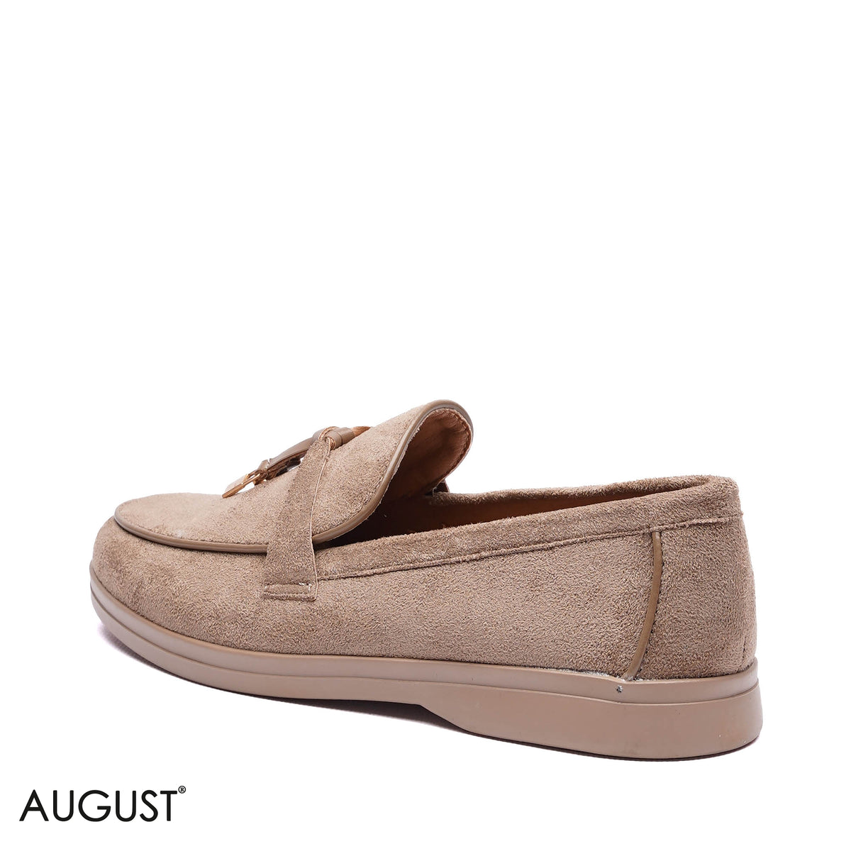 TASSELED SUEDE LOAFERS