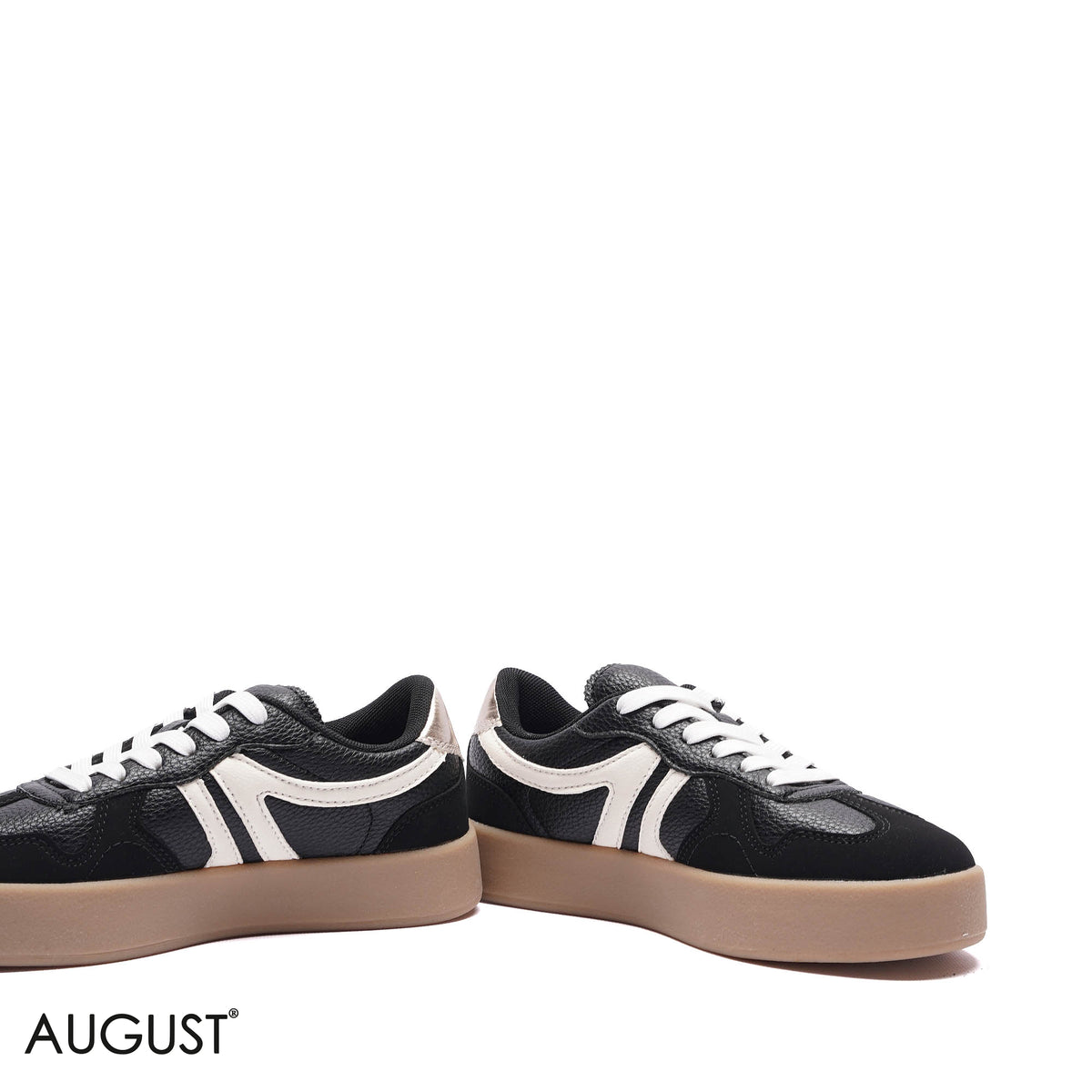 CONTRAST STRIPE PLATFORM SNEAKERS