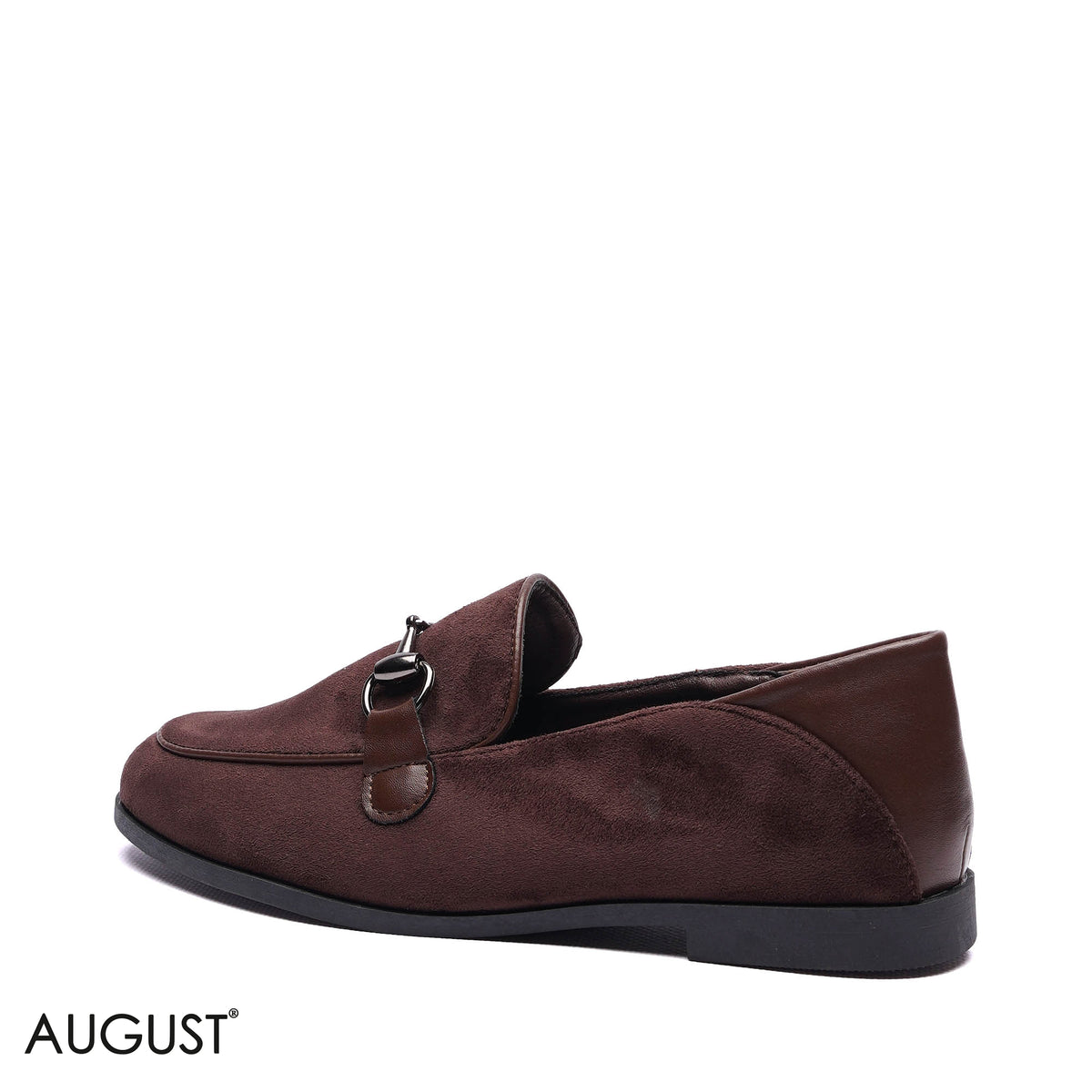 HORSEBIT SUEDE MIXED-MATERIAL LOAFERS