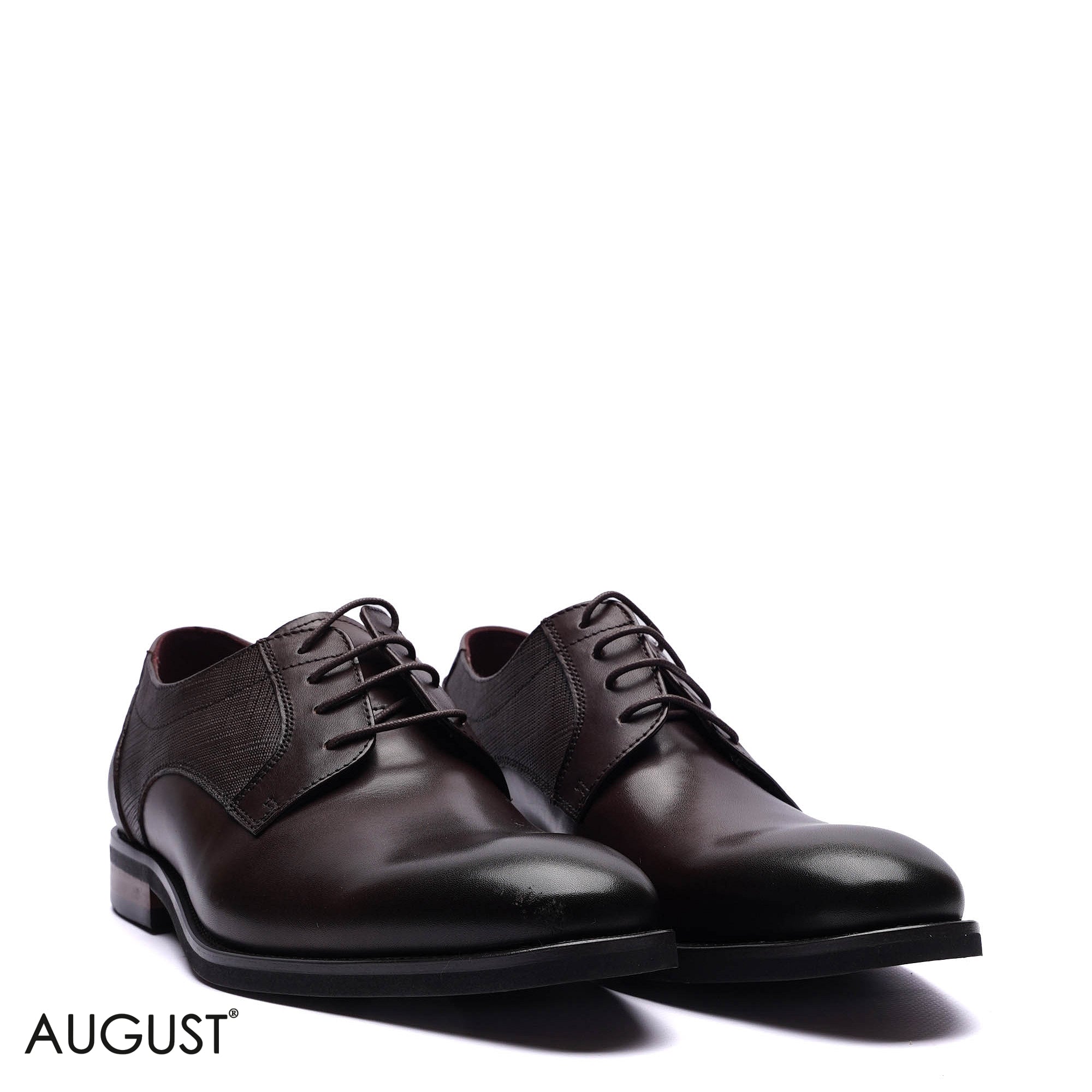 Premium Leather Formal Cap-Toe Derby Shoes